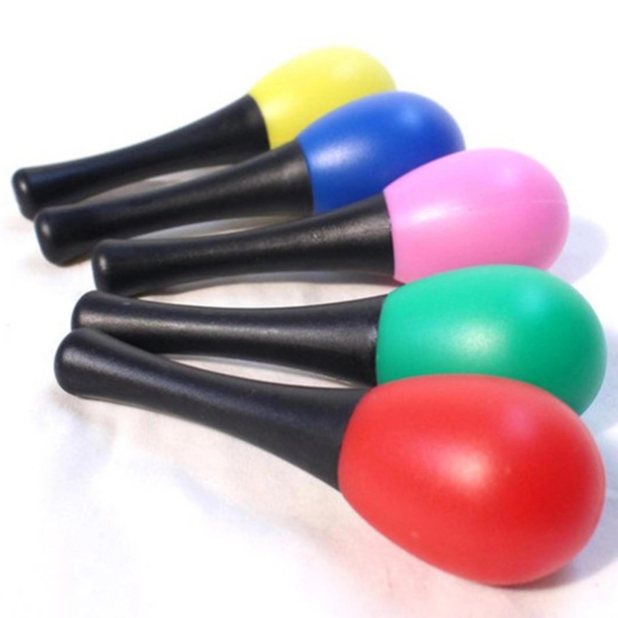 Plastic Maracas Rattles Sand Hammer 3