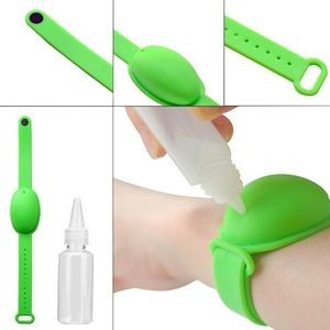 Oval Watch Shaped Sanitizer Bracelet Dispenser With Adjustable Silicone 13