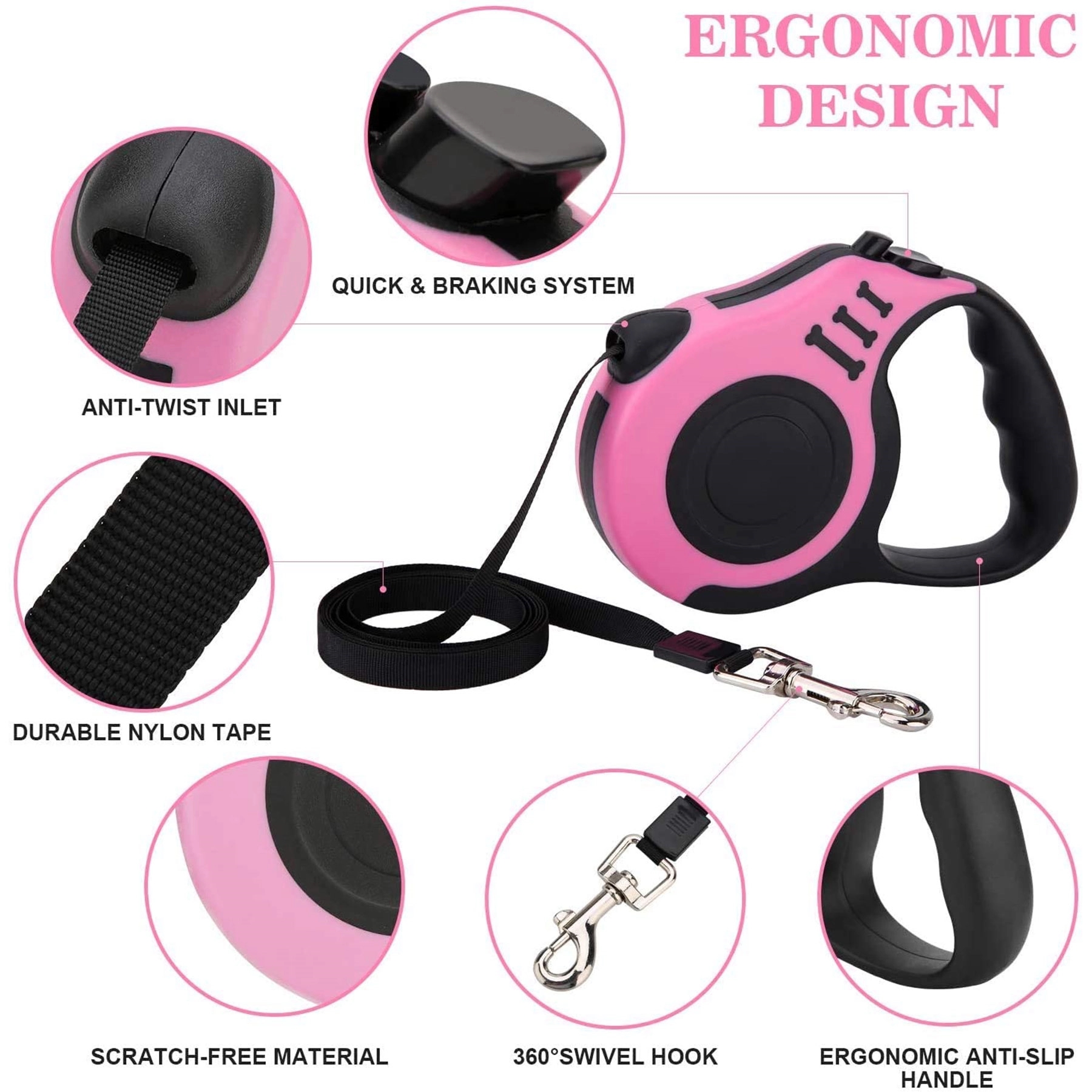 Retractable Dog Leash 1