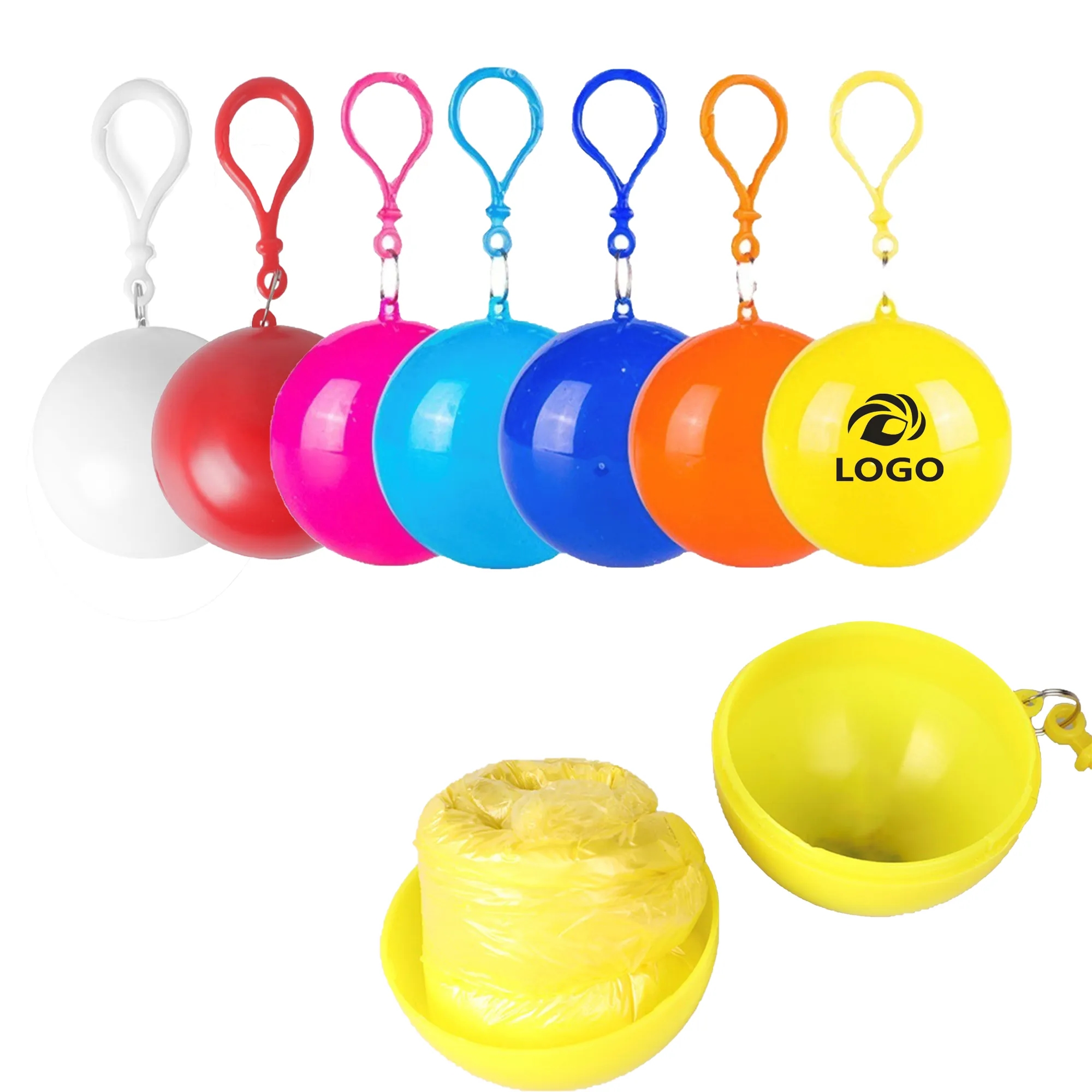 Disposable Raincoat With Ball 1