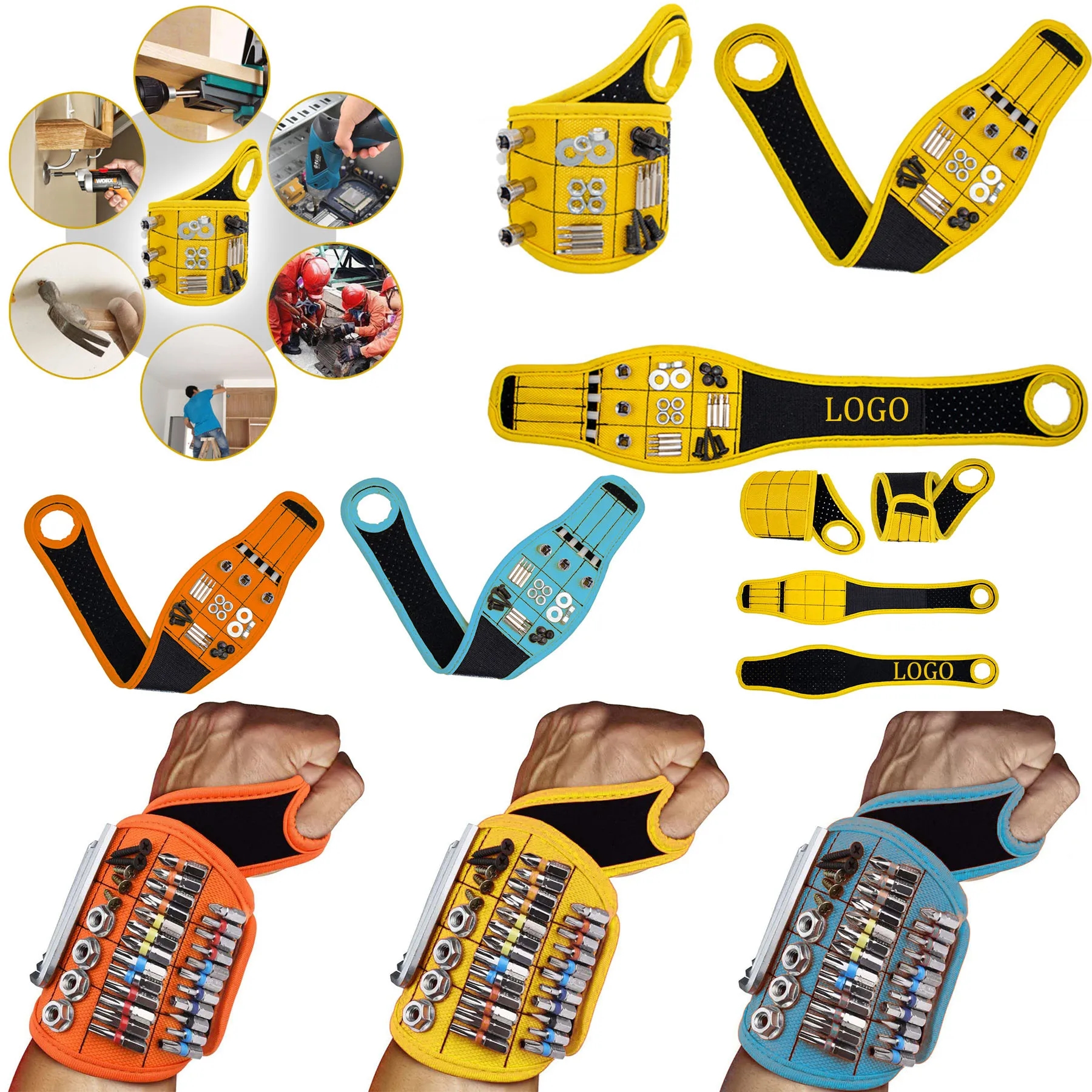 Magnetic Tool Wrist Wrap 10