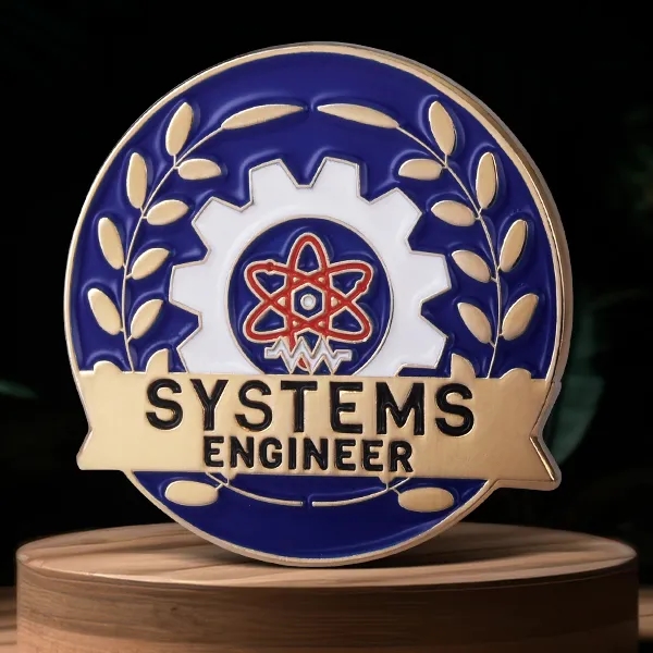 1/2" Brass Soft Enamel Lapel Pin