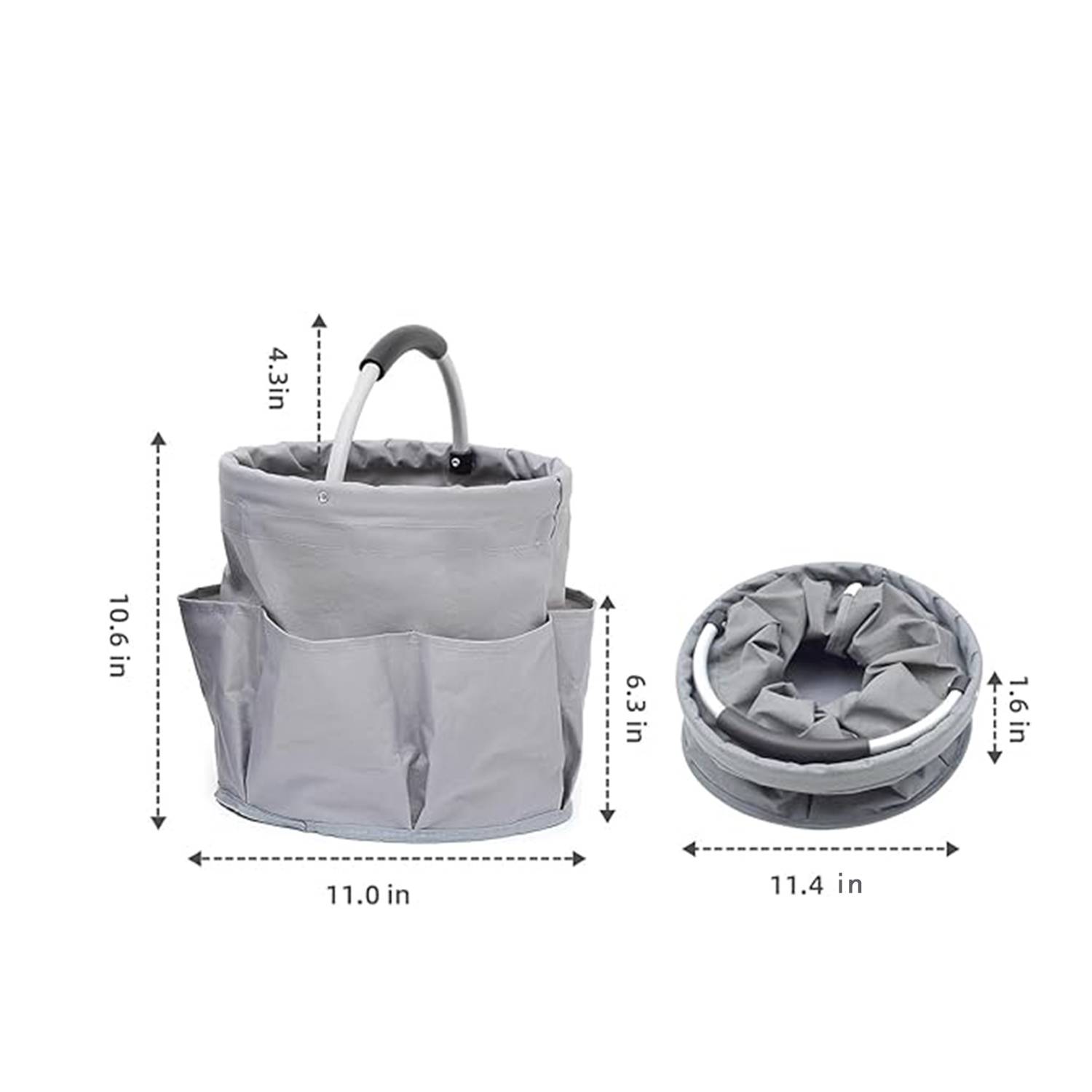 Foldable Bucket Tool Bag W/ Handle 6