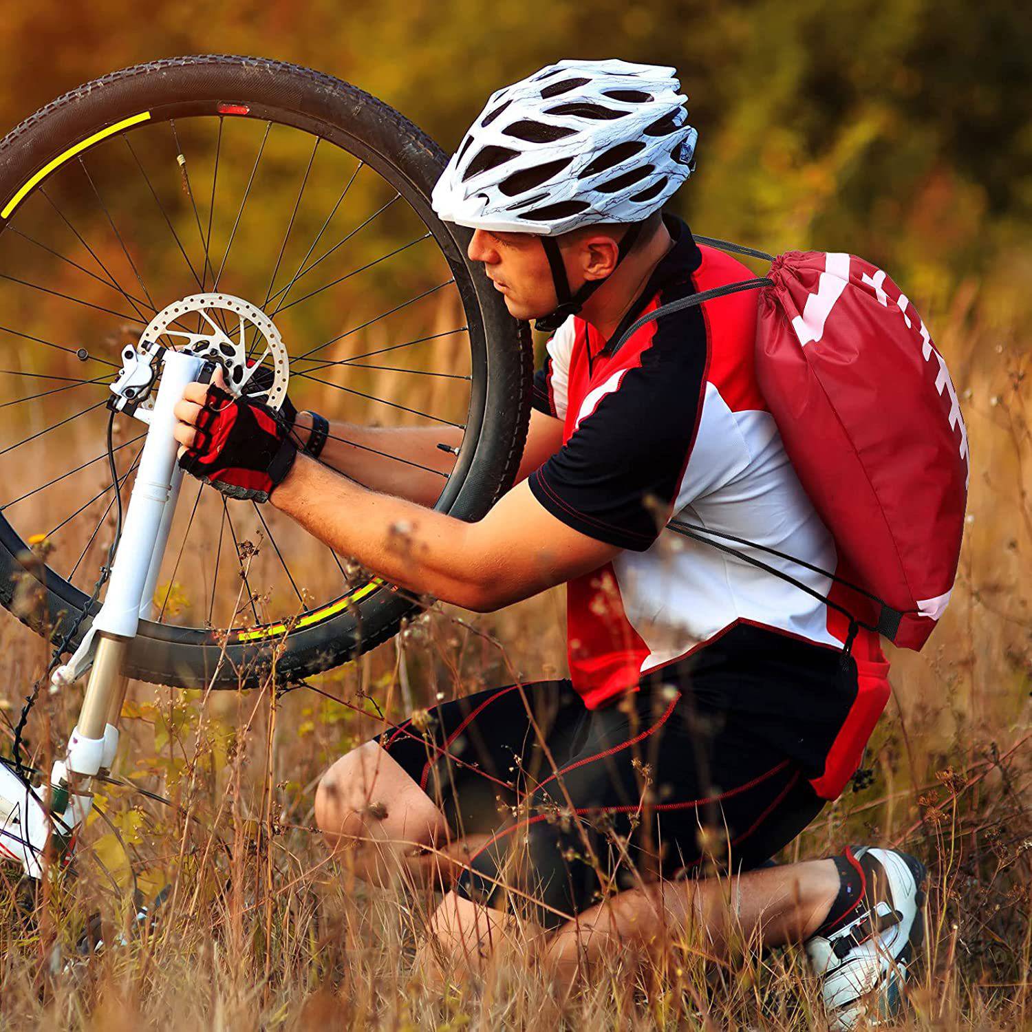 Large Sport Drawstring Bag - Football & Gym Gear Storage 5