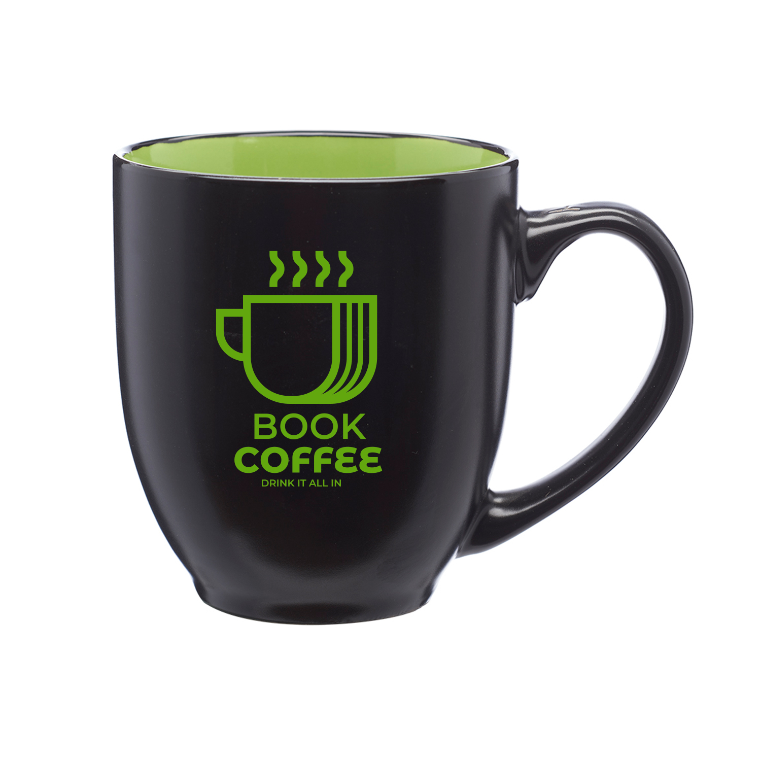 16 oz. Hidden Hue Ceramic Bistro Mug (2 Color Imprint) 14
