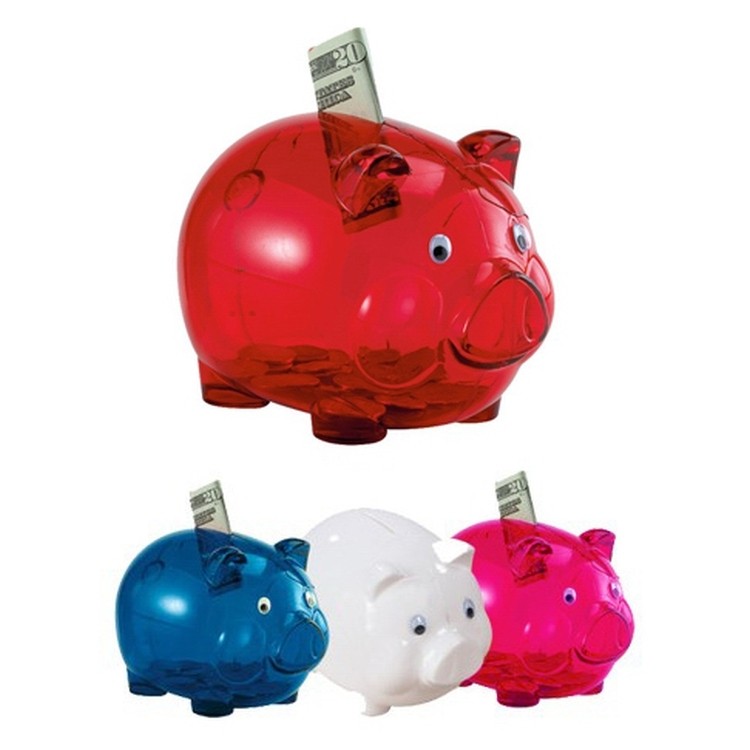 Promotional Translucent Piggy Coin Bank 1