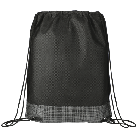 Crossweave Heat Sealed Drawstring Bag 37