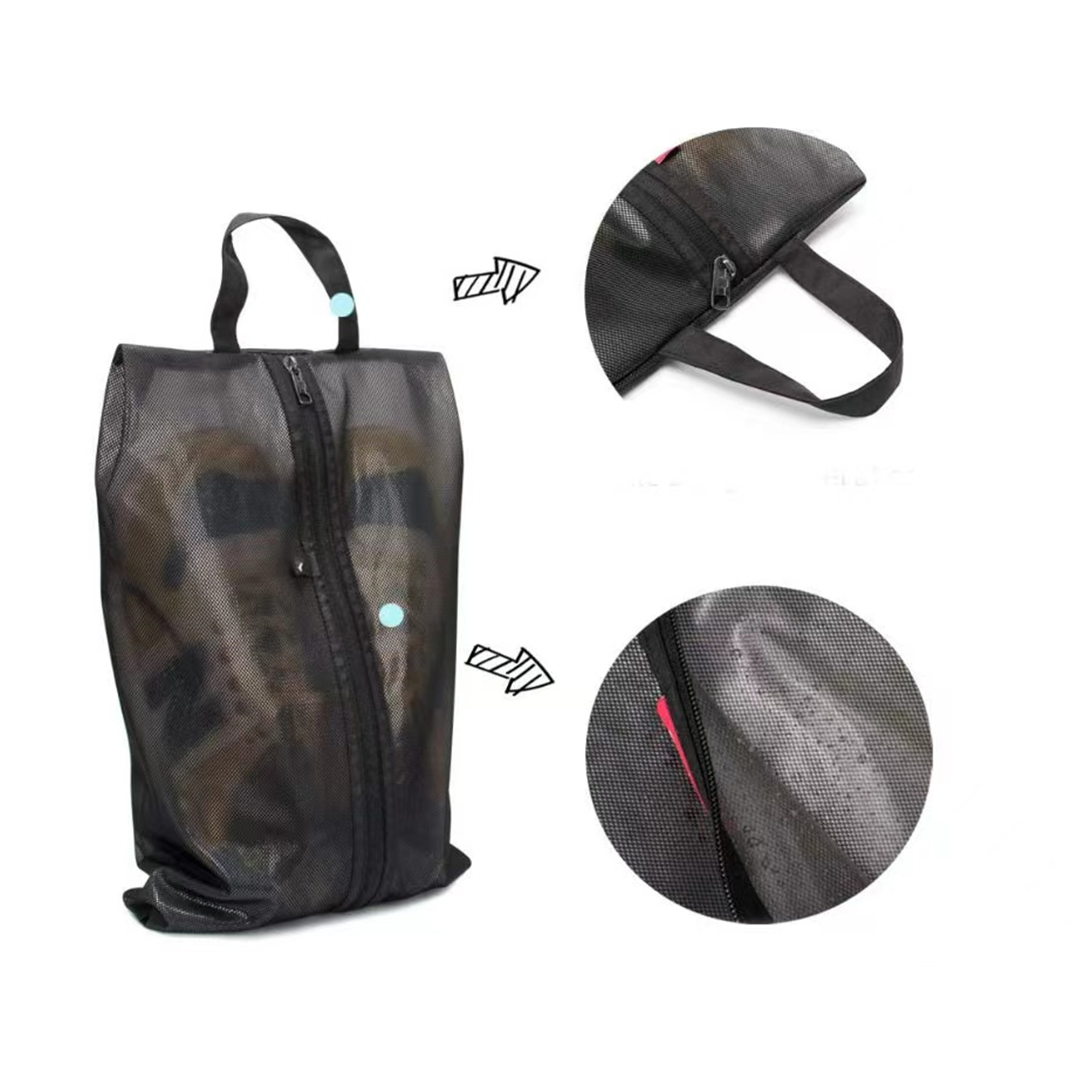 Water Resistant Travel Shoe Bag 4