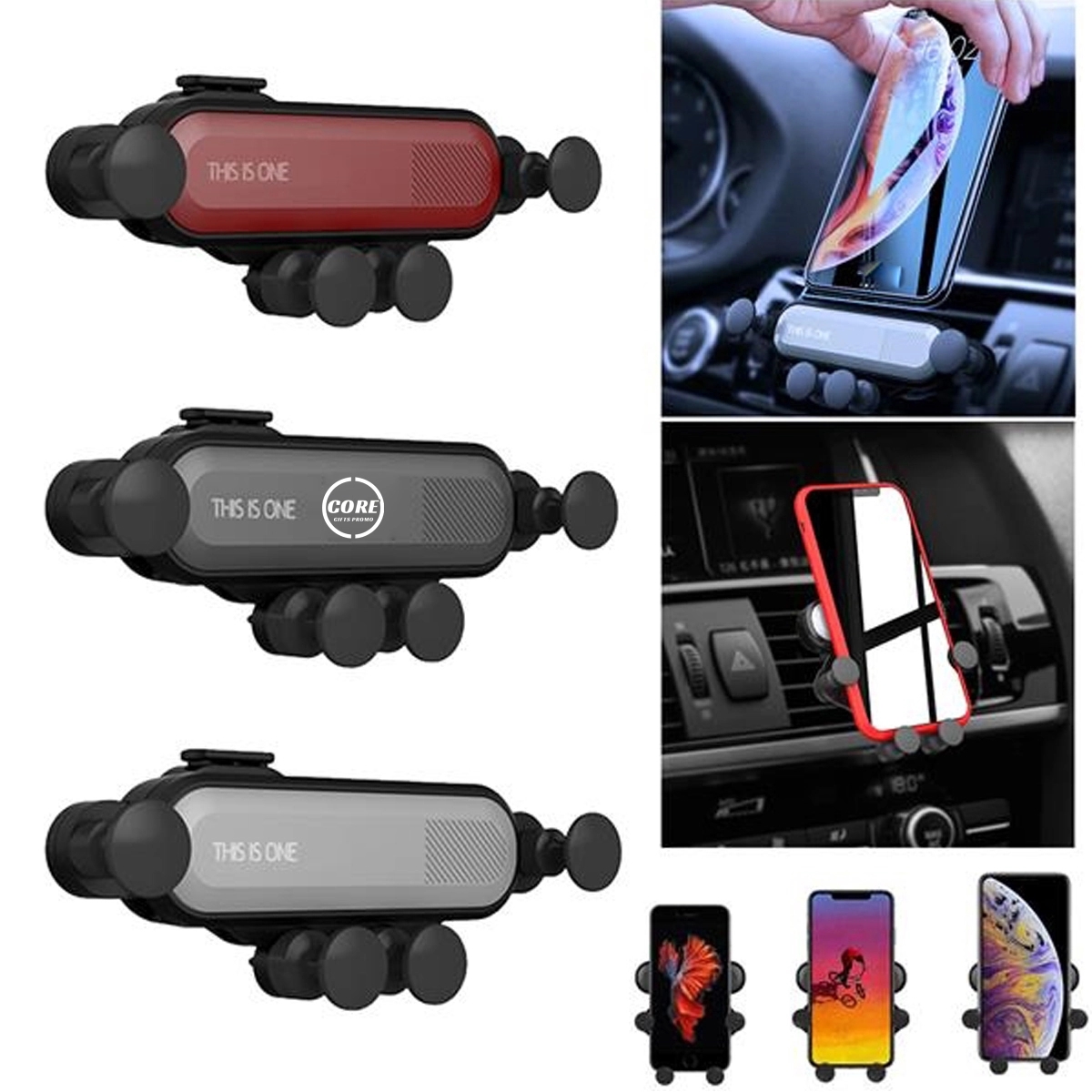 Car Air Outlet Gravity Phone Holder Mount 4