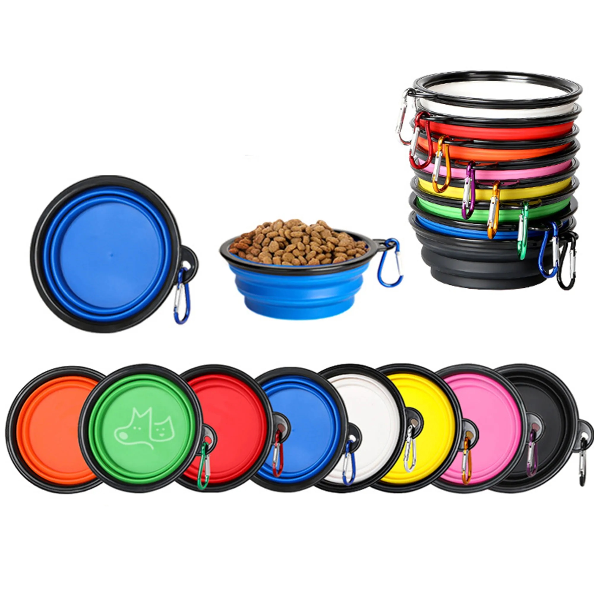 Outdoor Collapsible Dog Bowls 4
