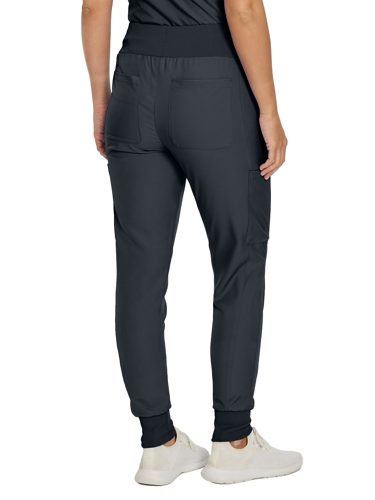 Landau - Forward - Women's Seven-Pocket Mid-Rise Rib-Knit Elastic Waist Jogger Pant 26