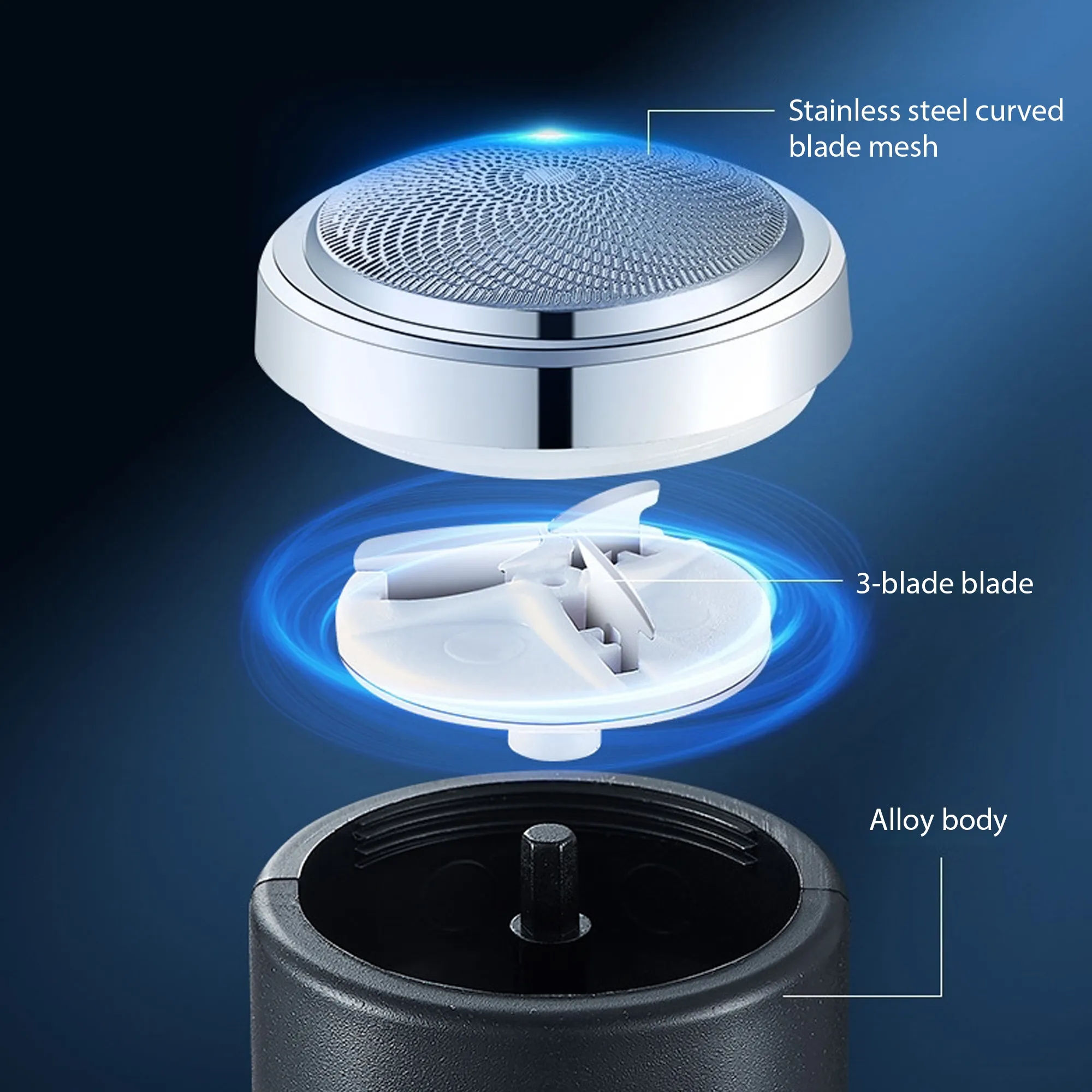 Compact Electric Shaver With Battery Indicator 5