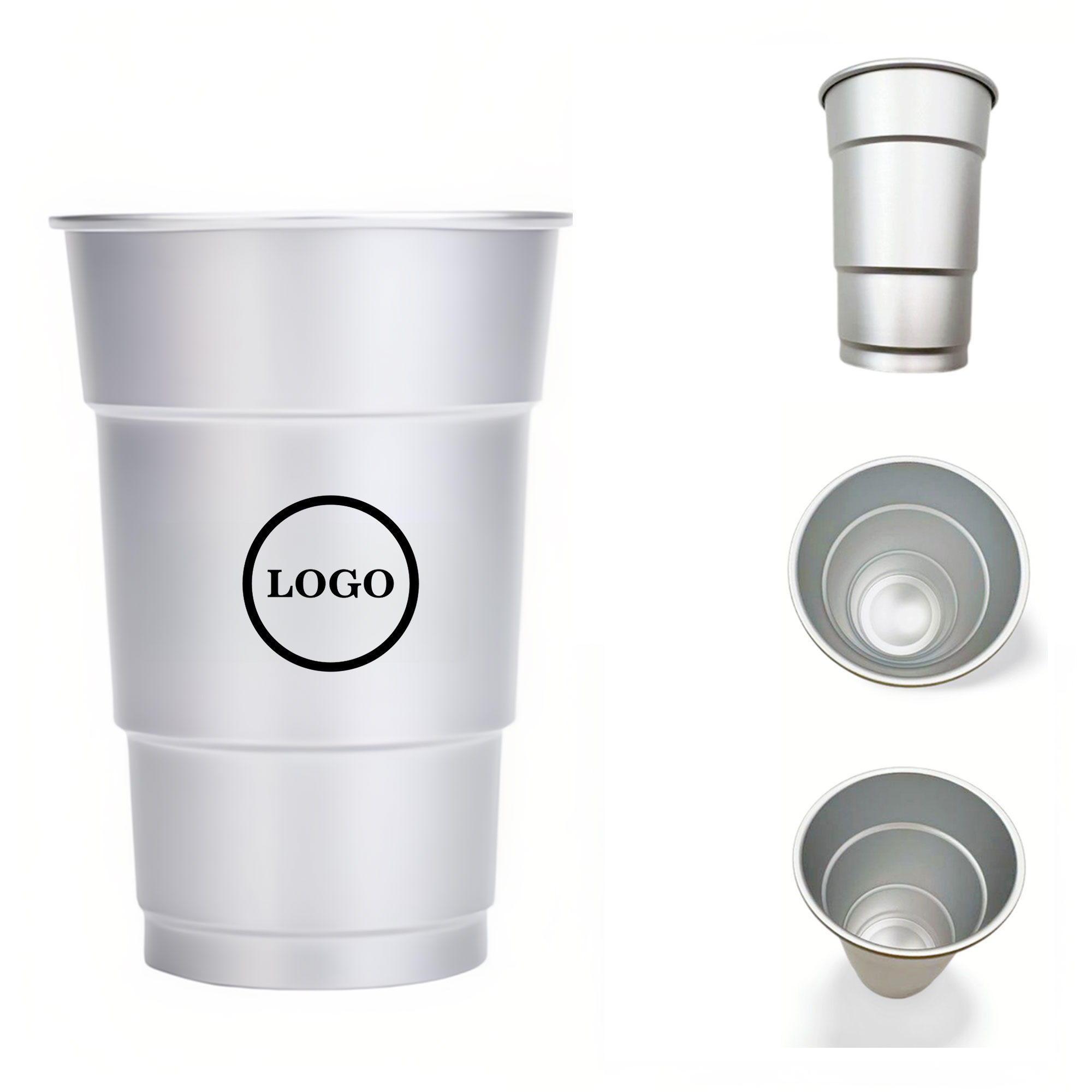 Durable Reusable Aluminum Party Cup 2