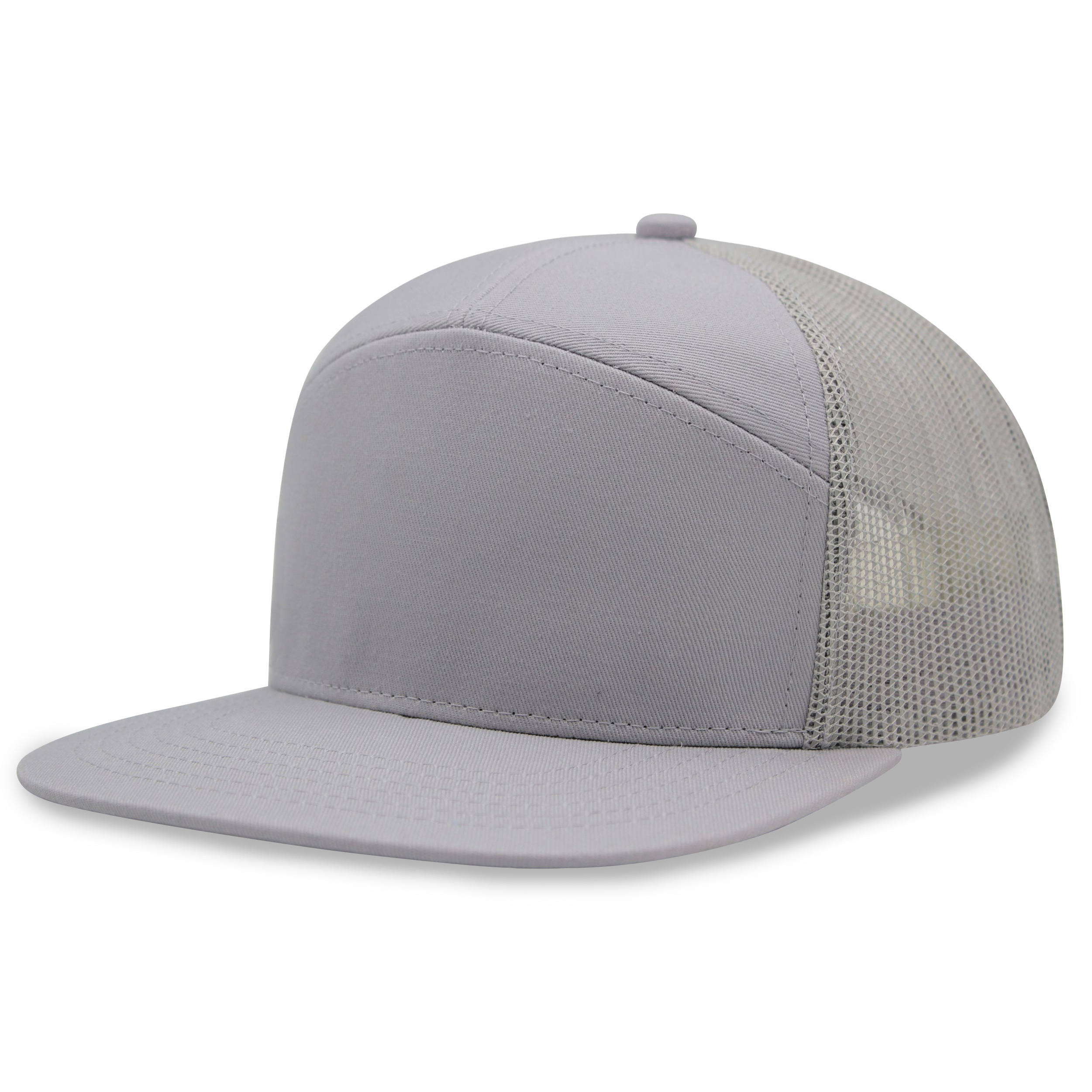 7 panel Hybrid trucker cap