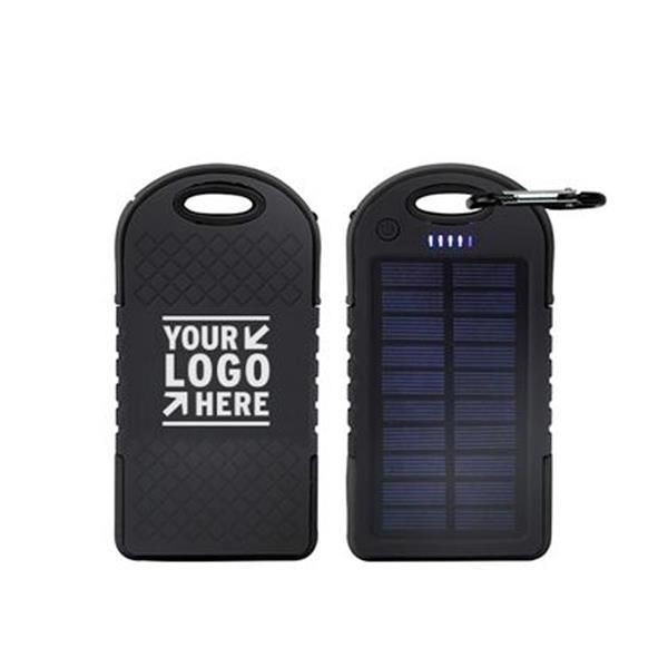 Quick Ship 5000mAh Solar Power Bank 8