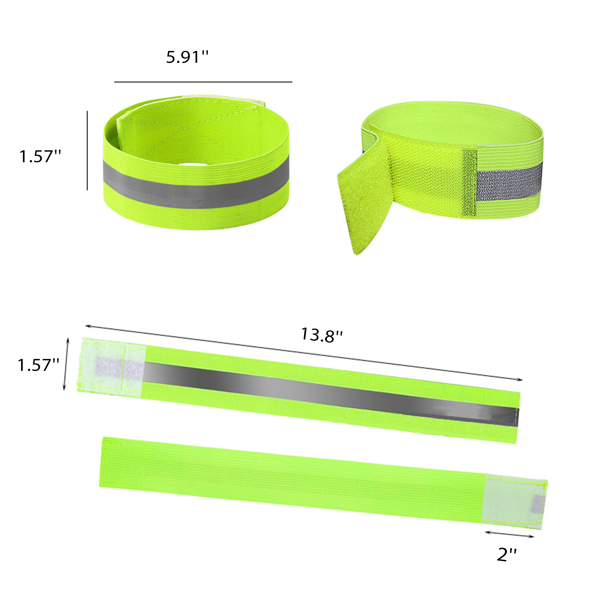 Reflective Wrist Strap MOQ 100 2