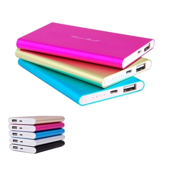 Quick Ship 5000mAh Aluminum Portable Power Bank Charger 2