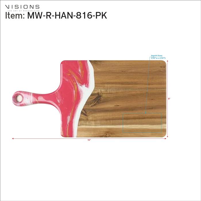 Medium Rectangle Acacia Board With Handle 8