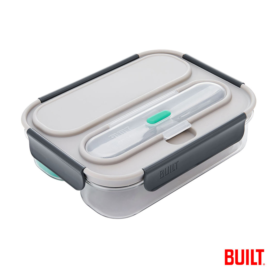 BUILT® 2 Compartment Bento Lunch Box w/Ice Pack 3