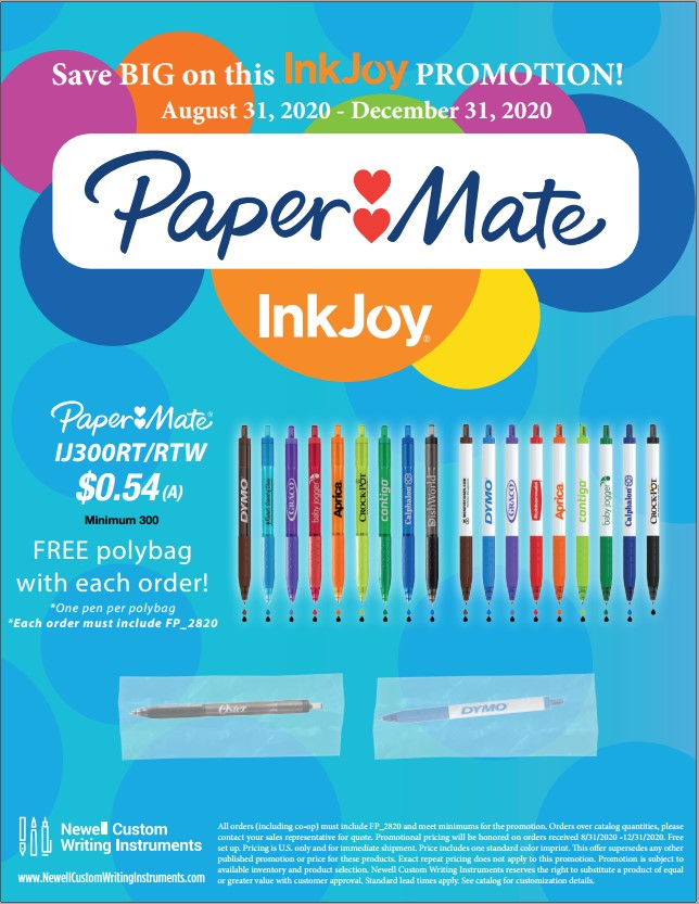 Paper Mate InkJoy RT White Barrel Ball Pen