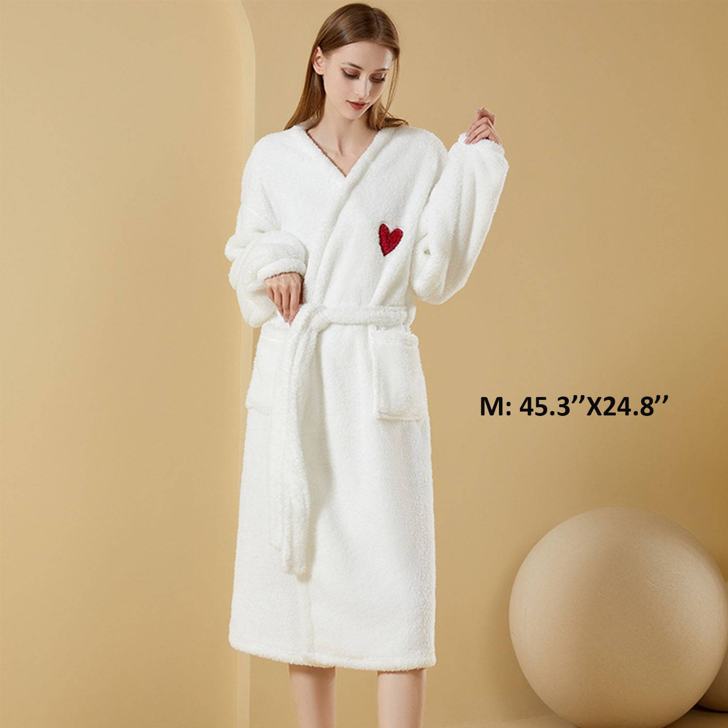 Coral fleece bathrobe for woman 4