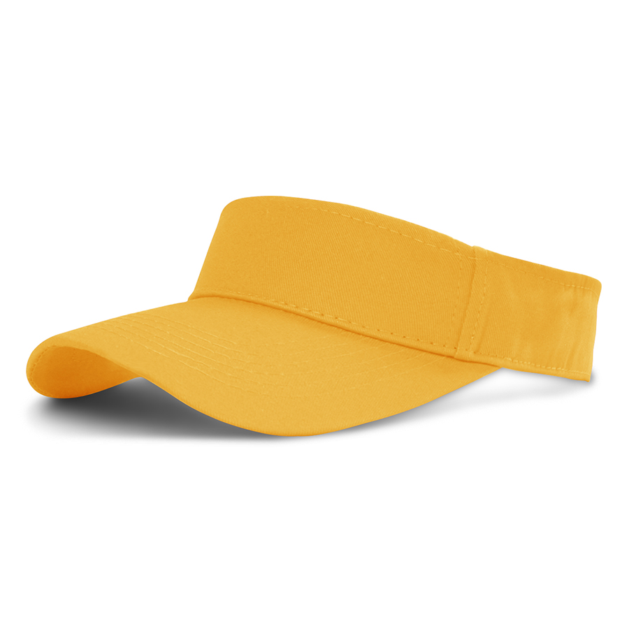 Stock Solid Color Cotton Visor 39