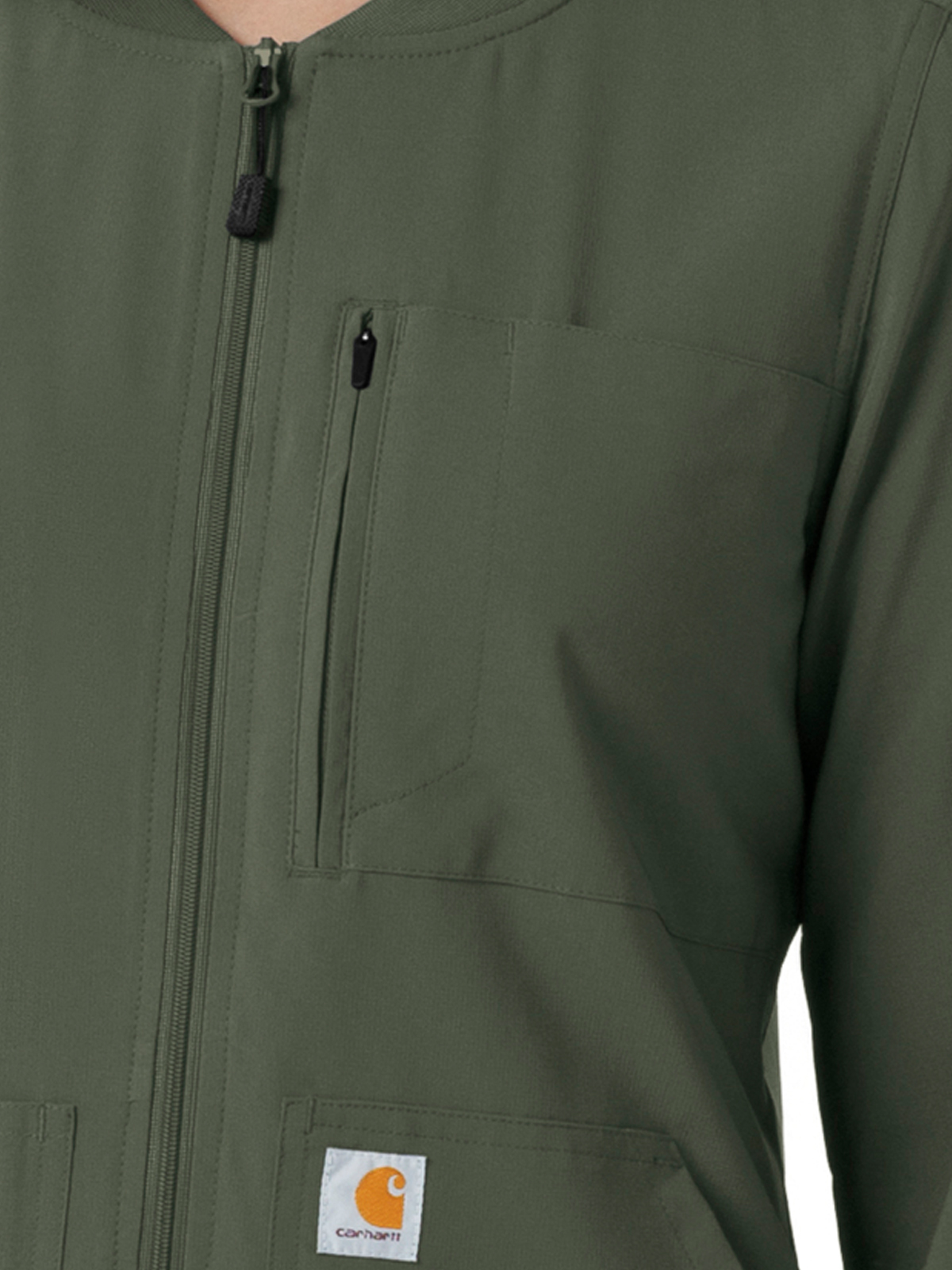Carhartt Scrubs - Force Cross-Flex - Women's Six-Pocket Lightweight Scrub Jacket 8
