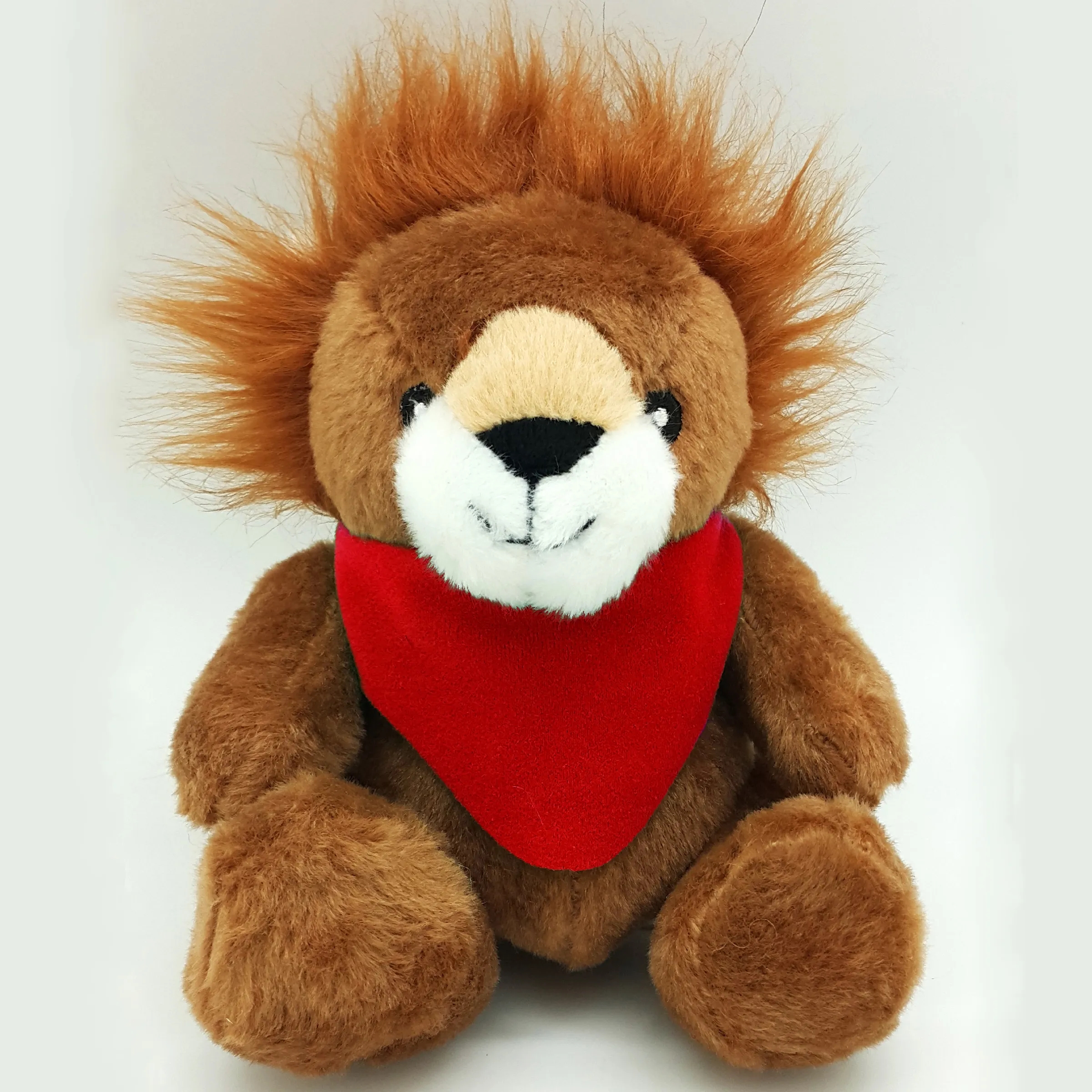 6" Beanie Lion with Embroidered Eyes 15