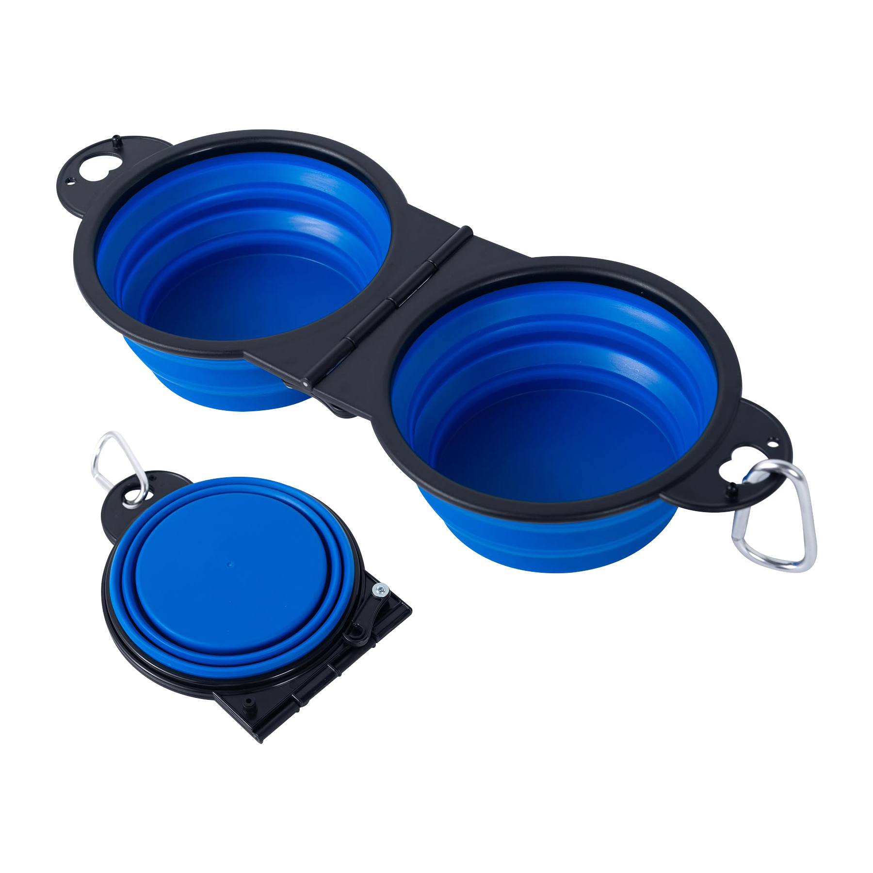 Outdoor Collapsible 20OZ 2-In-1 Foldable TPE Pet Bowl 9