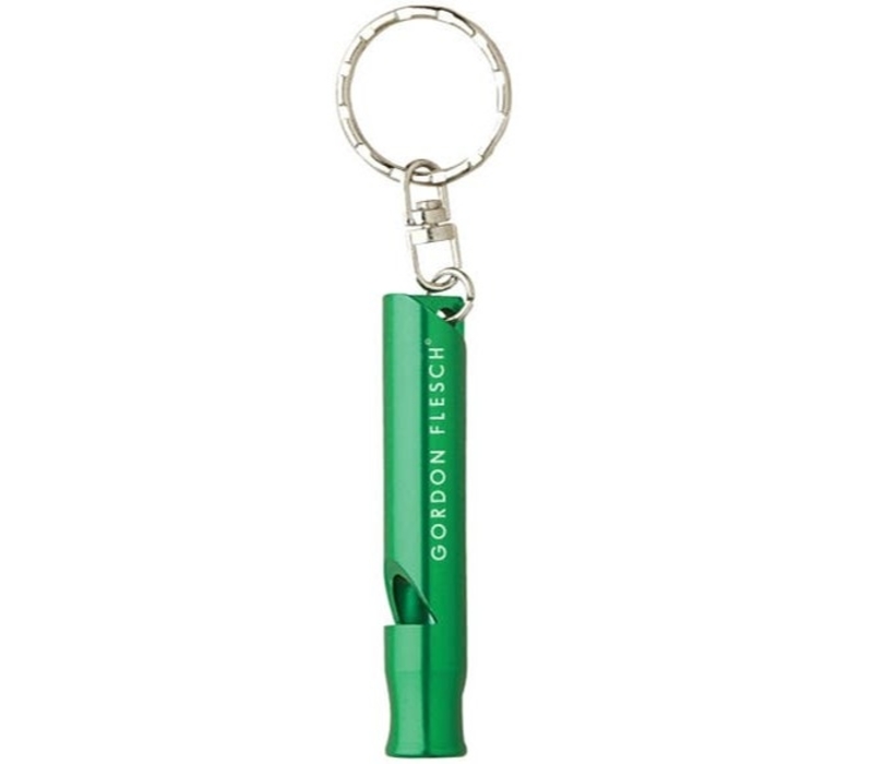 Aluminum Tubular Whistle Keyring 3