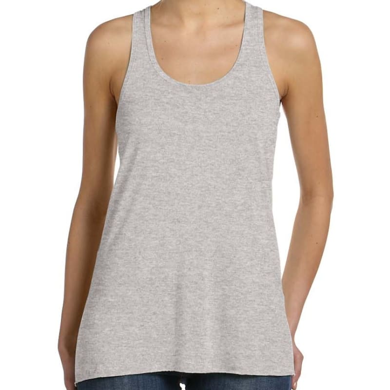 Bella Ladies Flowy Racerback Tank 17