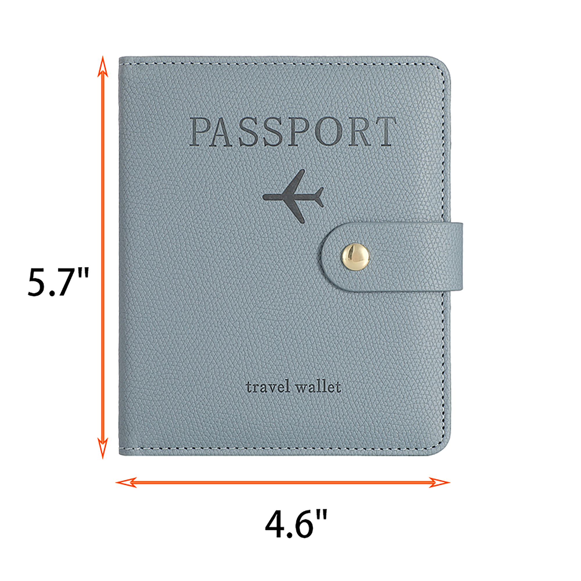 RFID-Blocking Travel Passport Organizer with Ticket Pocket 3