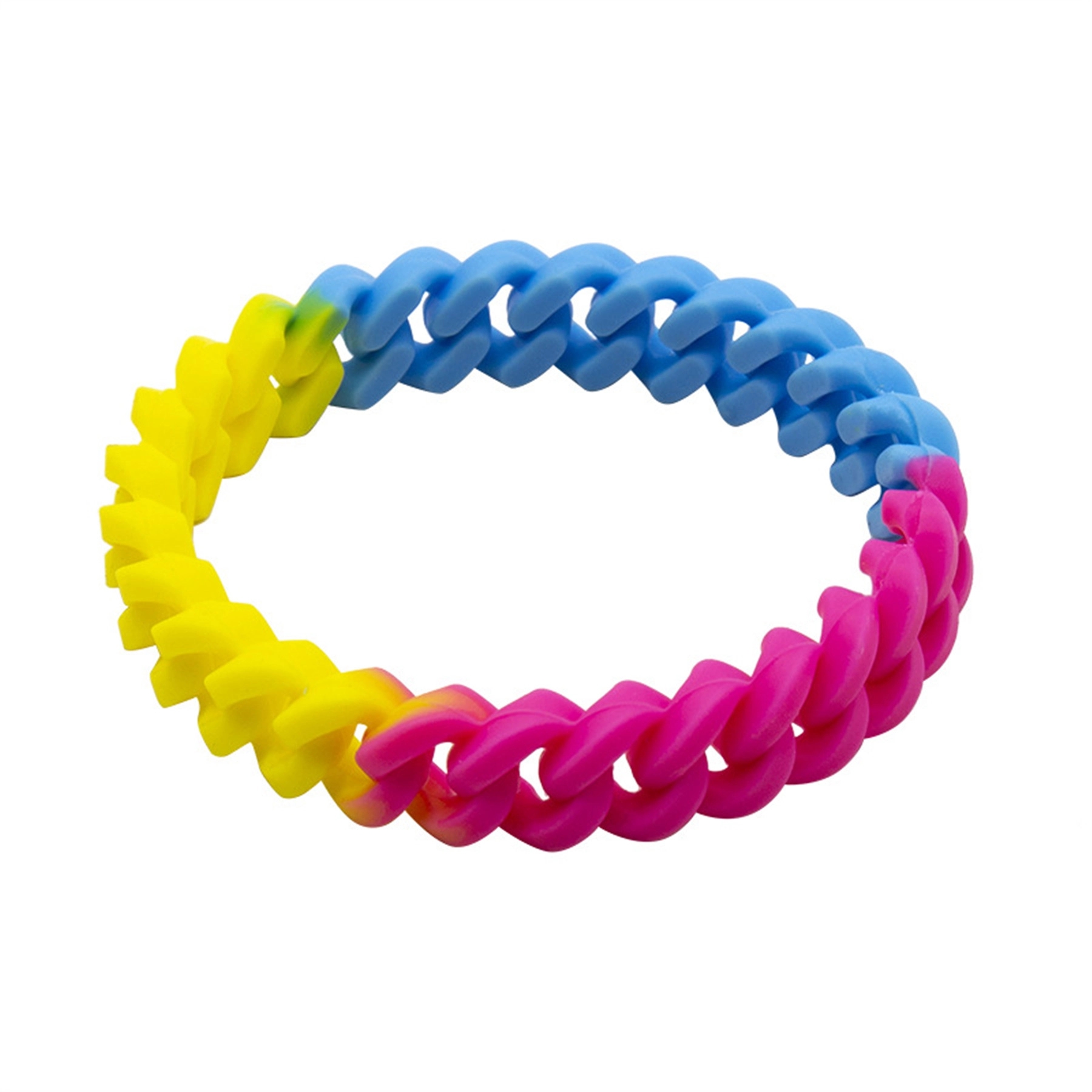 Rainbow Wristband Silicone Bracelet 3