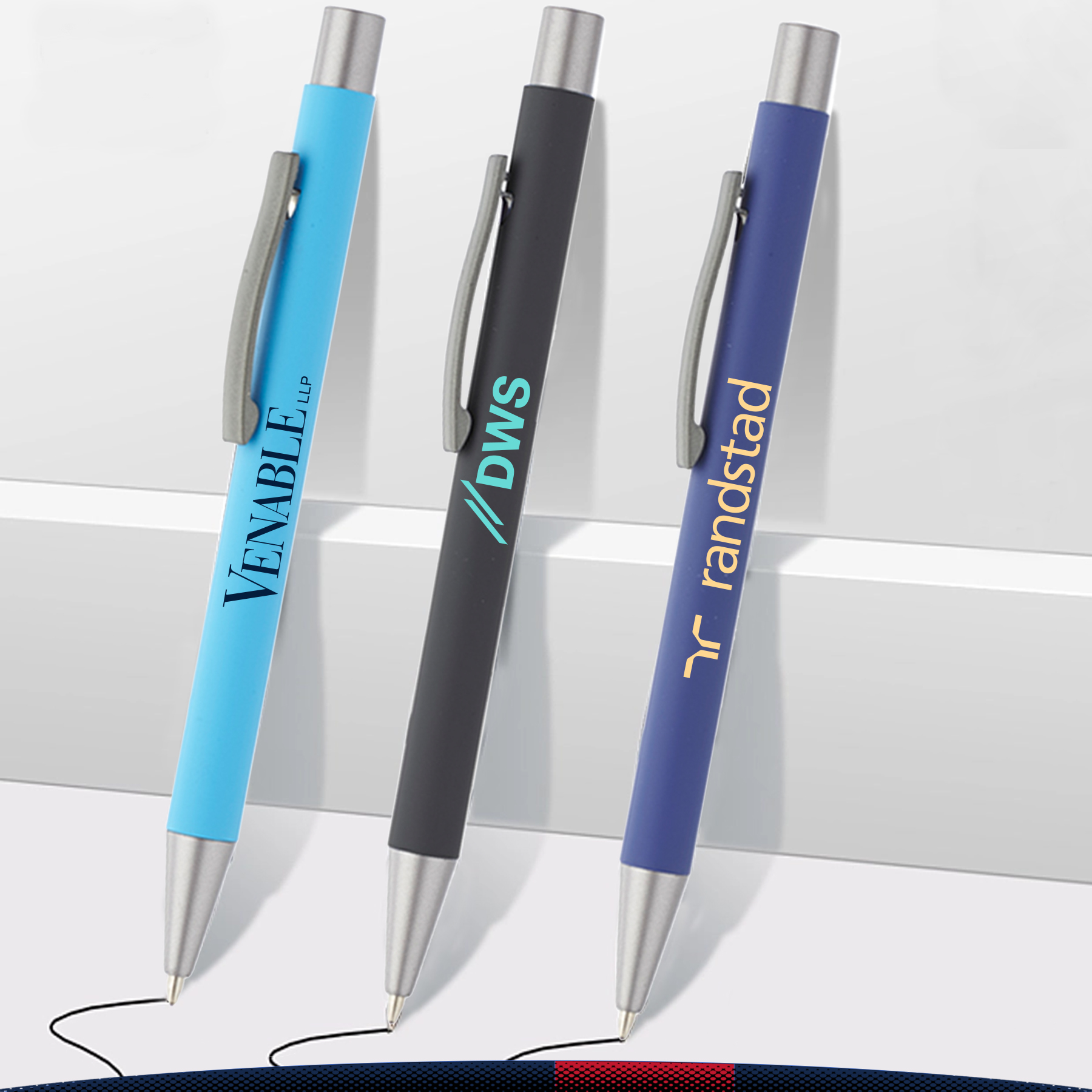 Rubber Coated Metal Pen 5