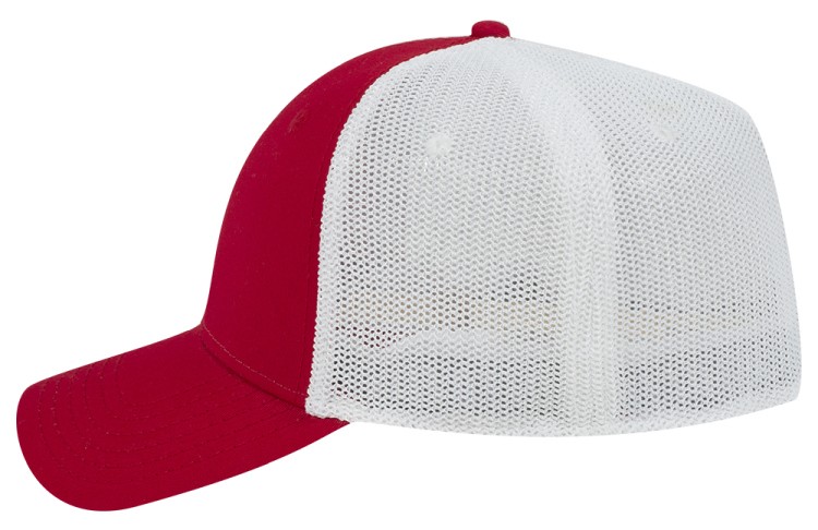 OTTO CAP® OTTO FLEX® Fitted 6 Panel Low Profile Mesh Back Trucker Hat 12