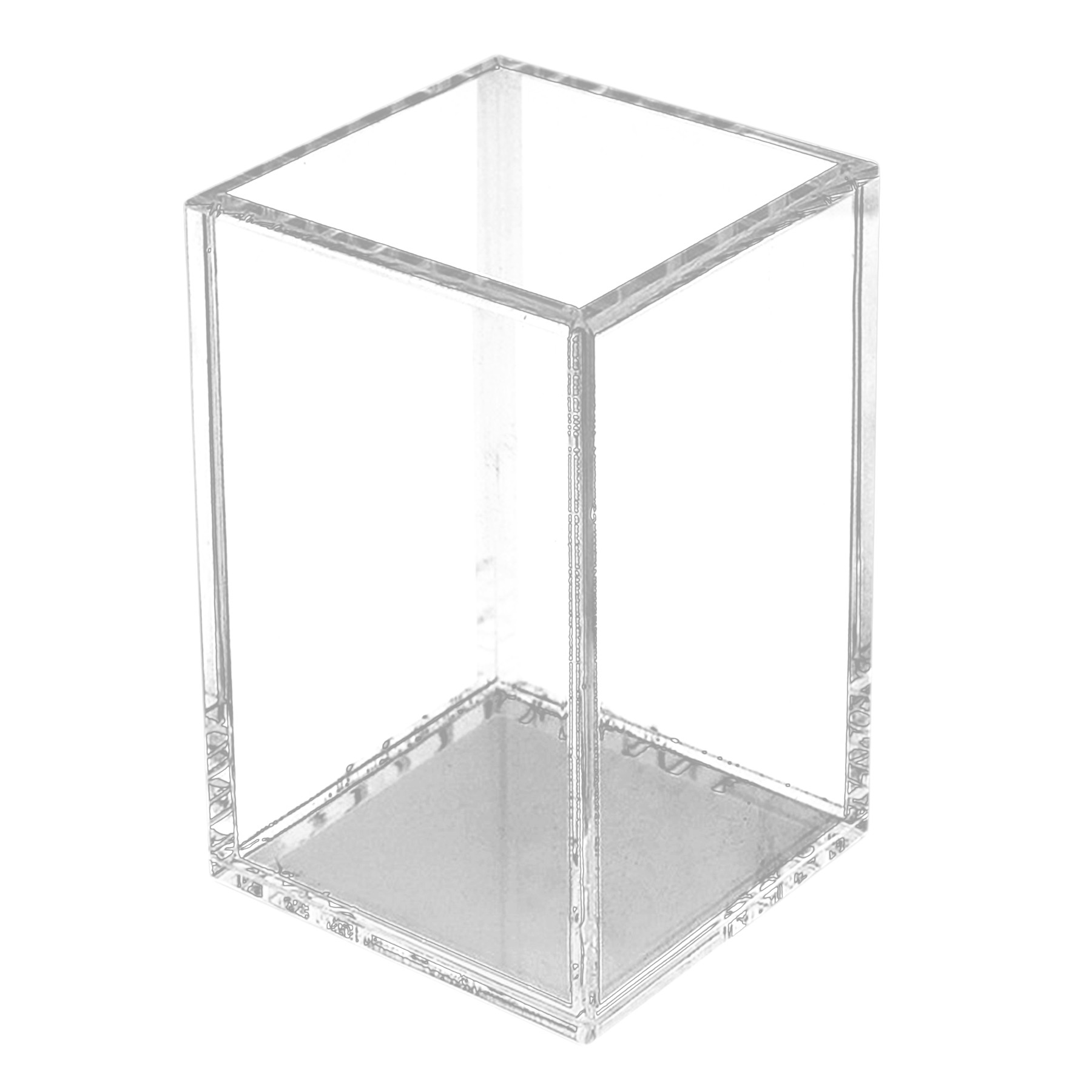Acrylic Transparent Colorful Pen Holder 3