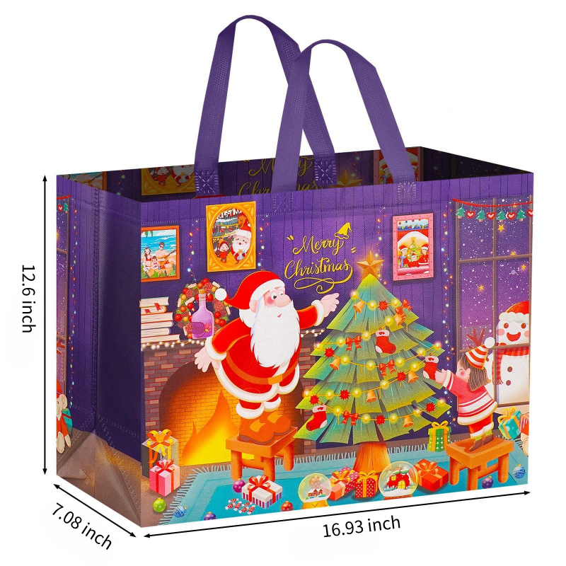 Eco-Friendly Non-Woven Christmas Tote Bags 5