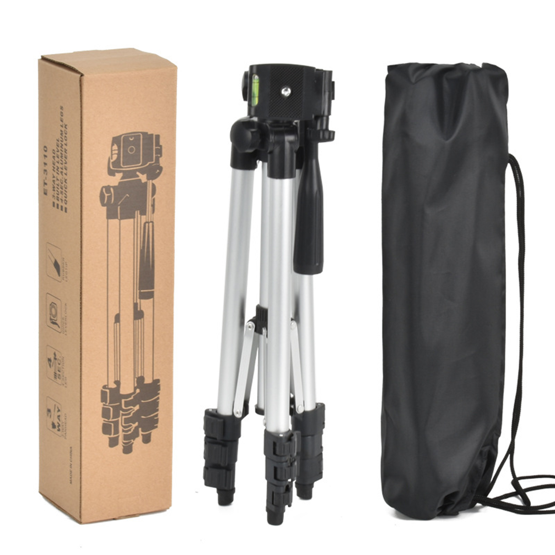 Lightweight 50" Alum Camera Tripod 1