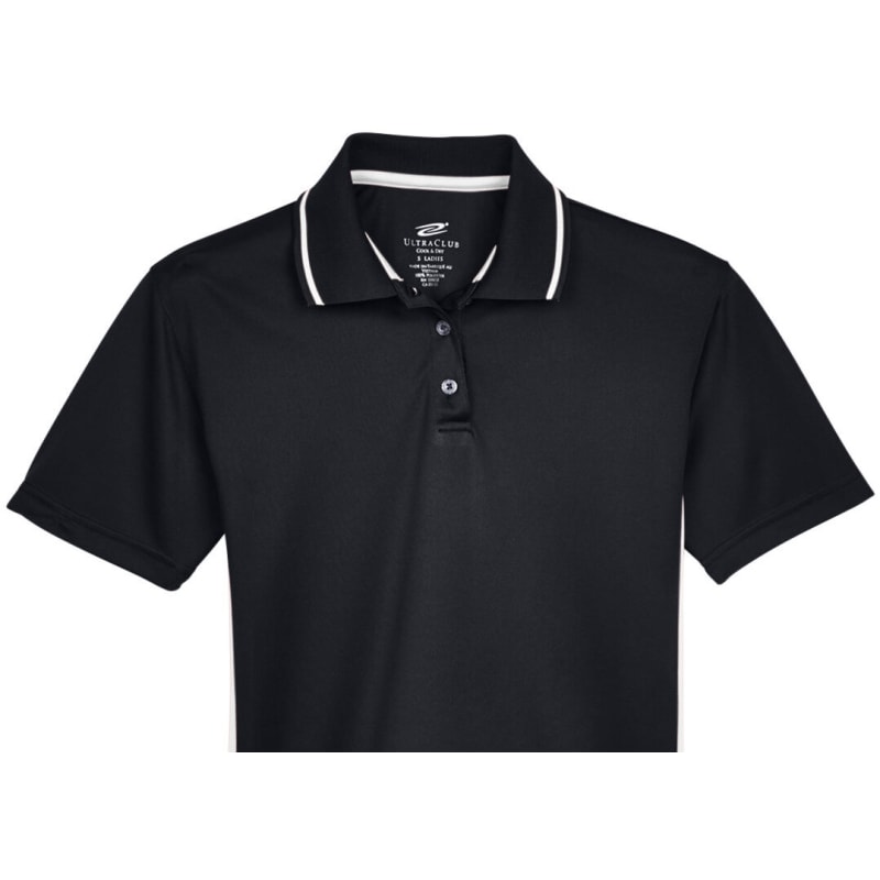 UltraClub Ladies' Cool & Dry Sport Two-Tone Polo 25