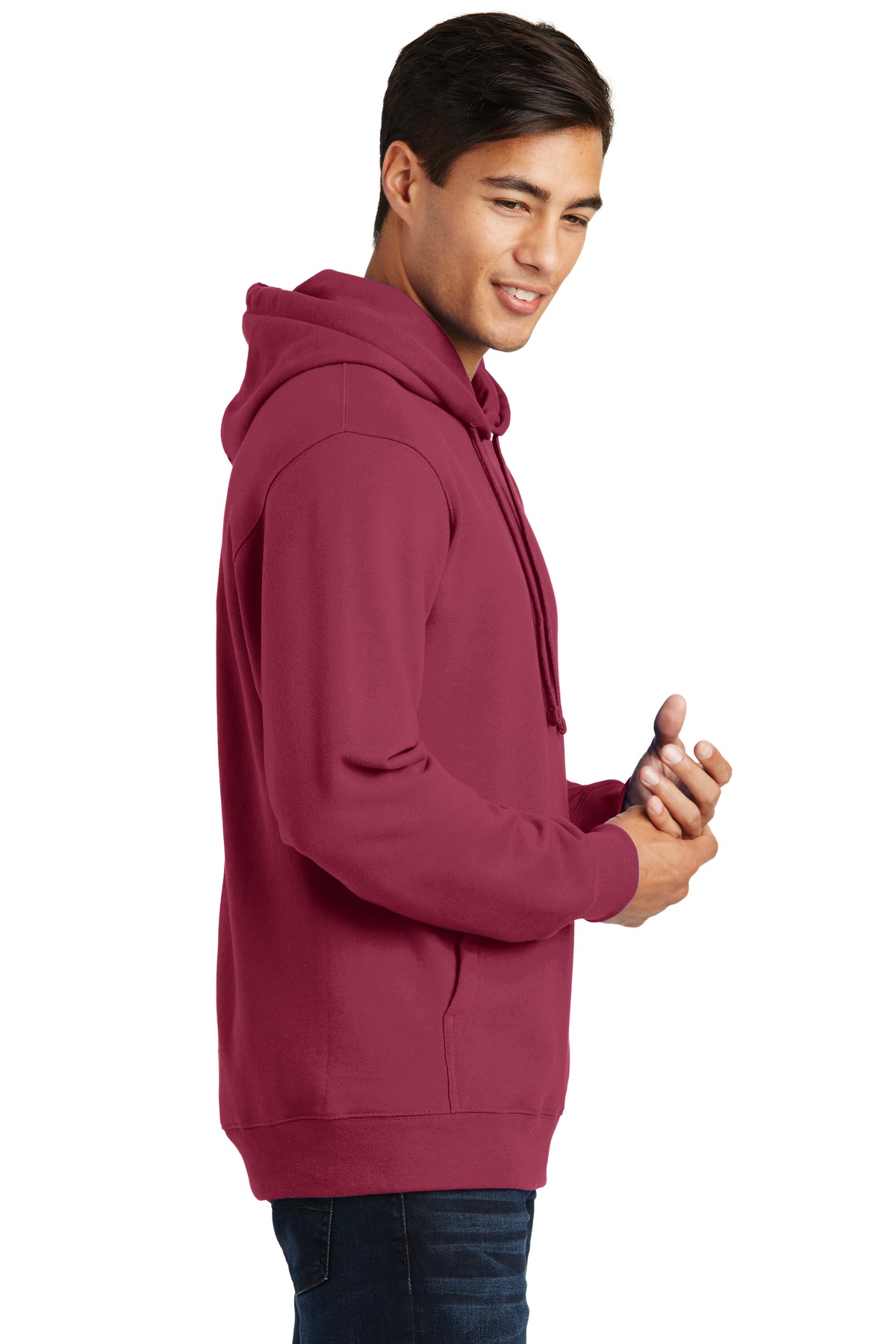 Port & Company® Fan Favorite Fleece Pullover Hooded Sweatshirt, custom hoodie or sweatshirt with logo imprint 43