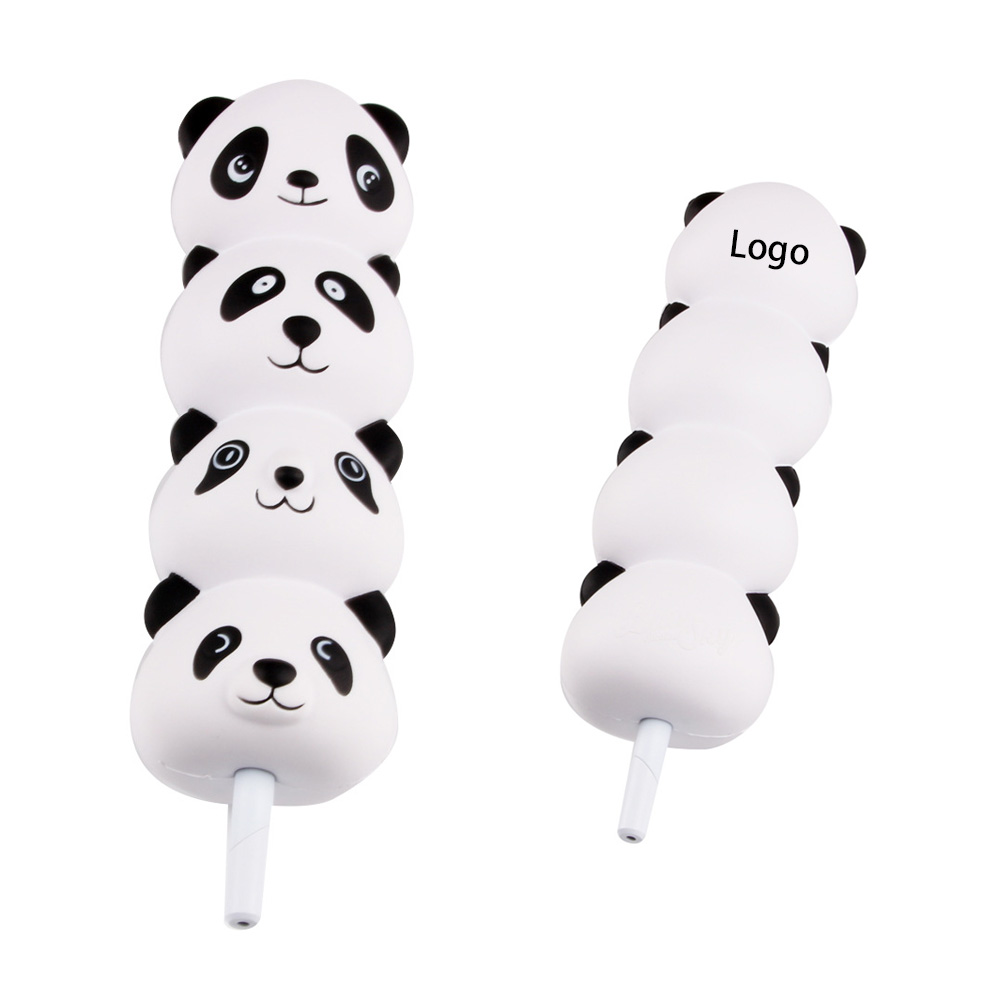 2 in 1 Squishy Pandas Ball Pen and Squeeze Toy 1