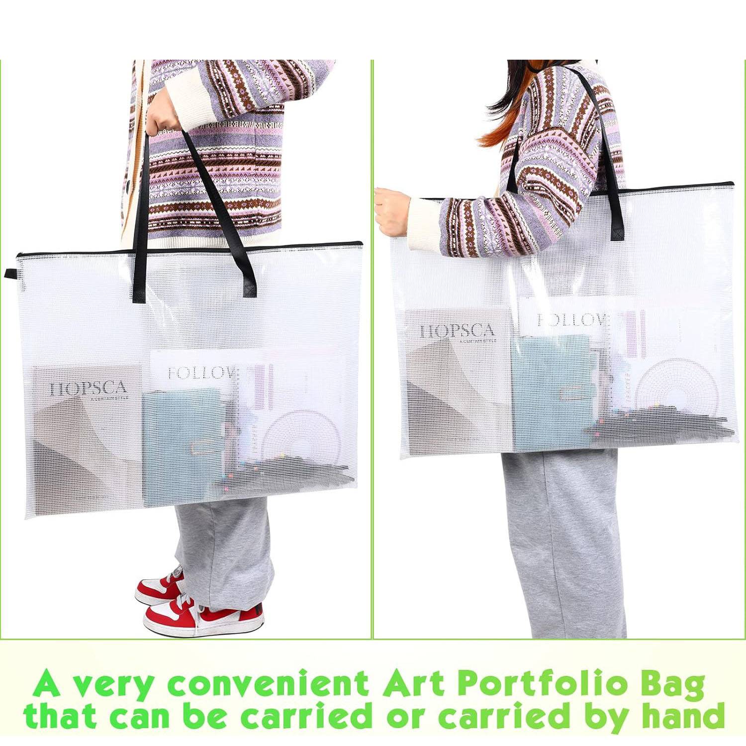 Transparent portable storage bag 1