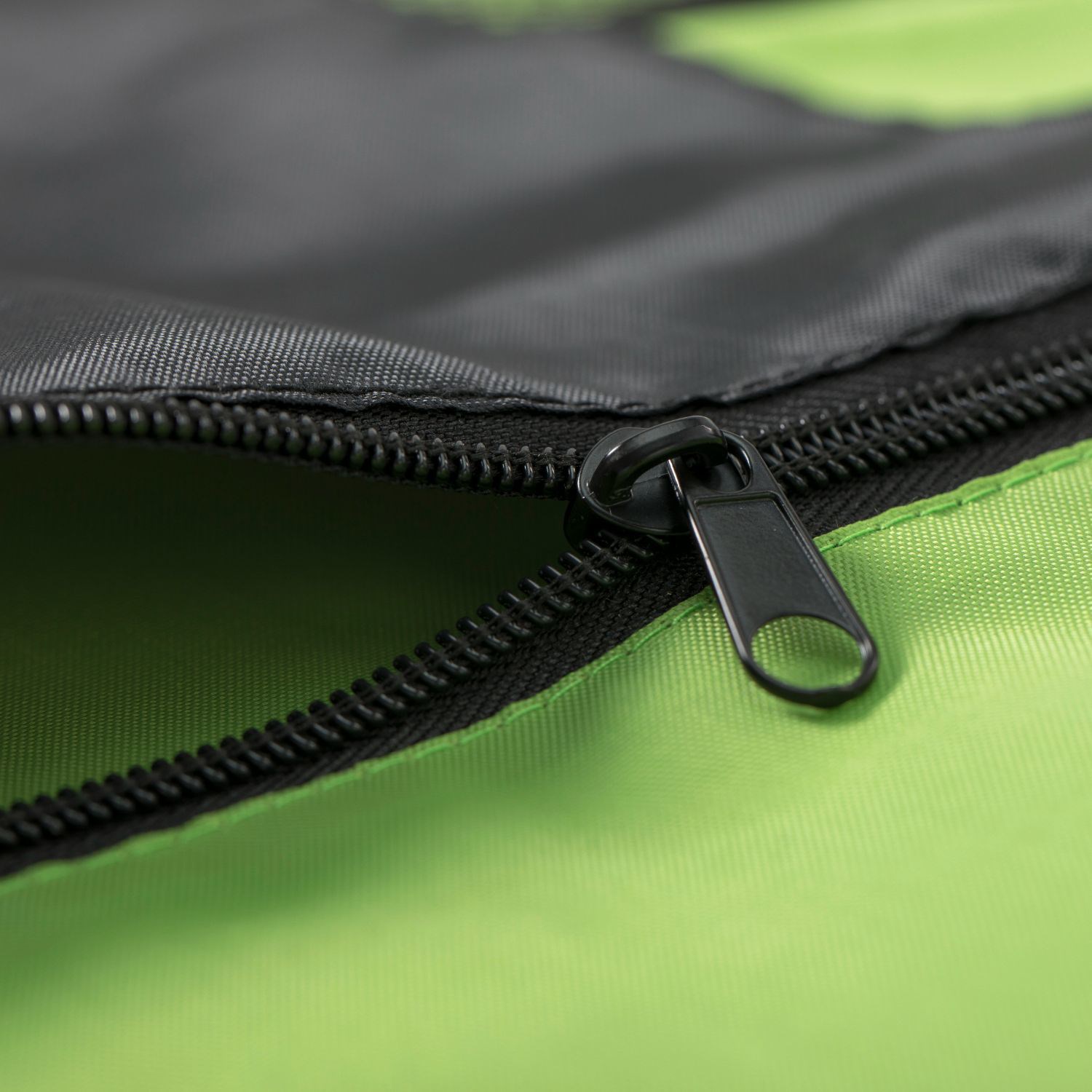 Two-Tone Front Zipper Drawstring Bag with Side Mesh Pocket and Earphone Slot (14" x 18") 8