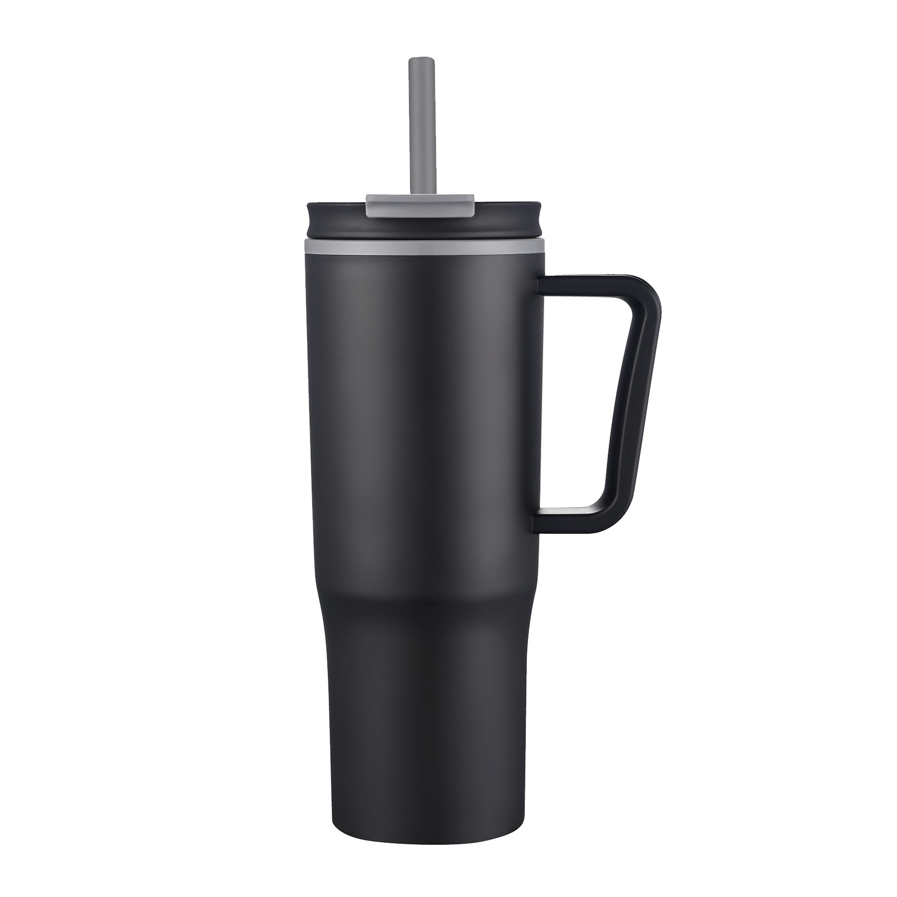 30 oz. Plasitc Handle Mug with Twist Closure Straw Lid 5