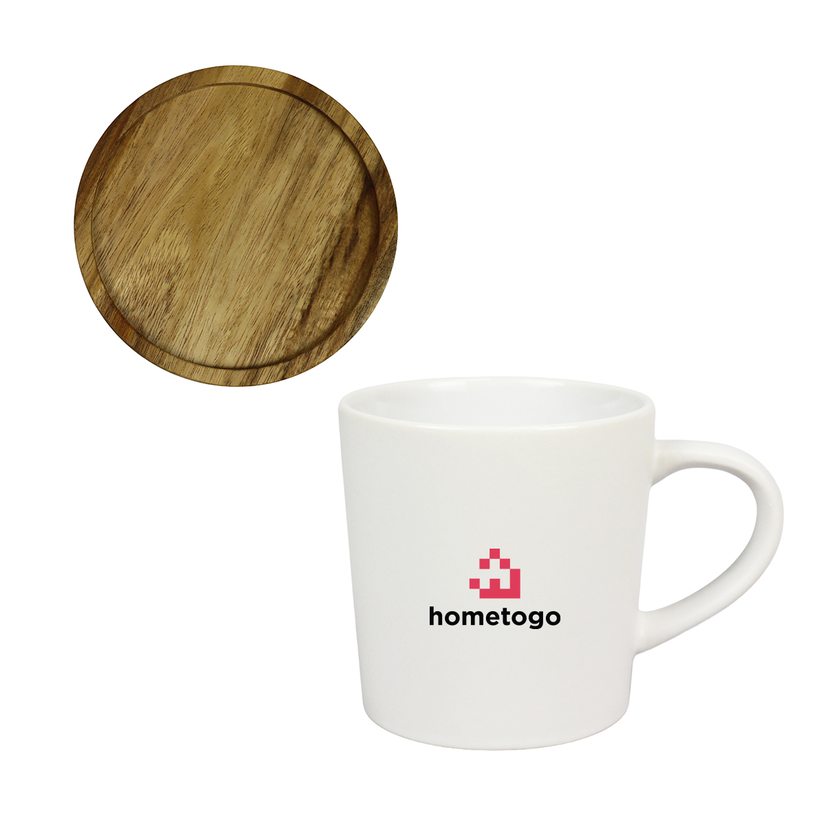 Imari Ceramic Mug with Dual-Function Lid/Coaster 12