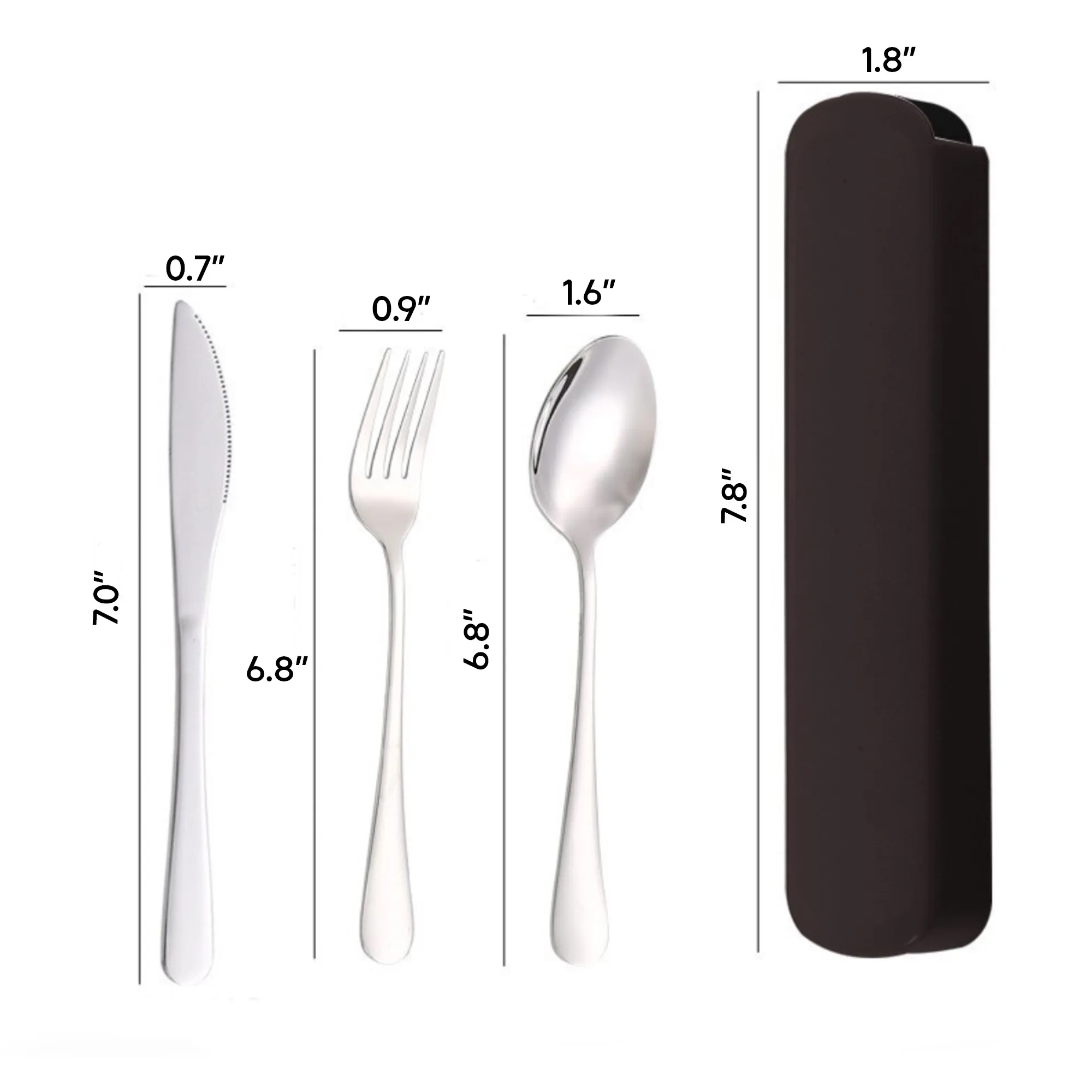 Camping Utensil Set with Case 6