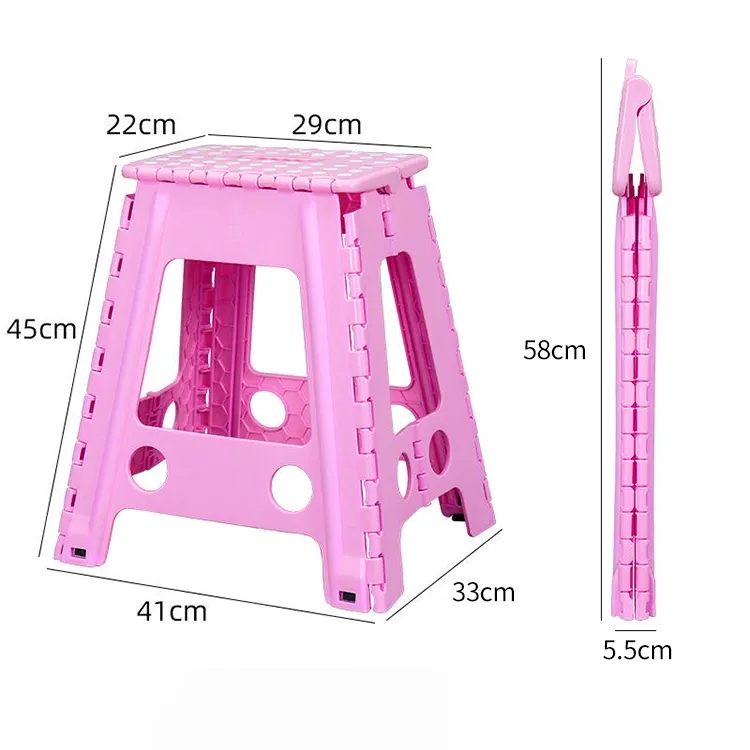 Portable Folding Plastic Stool 9