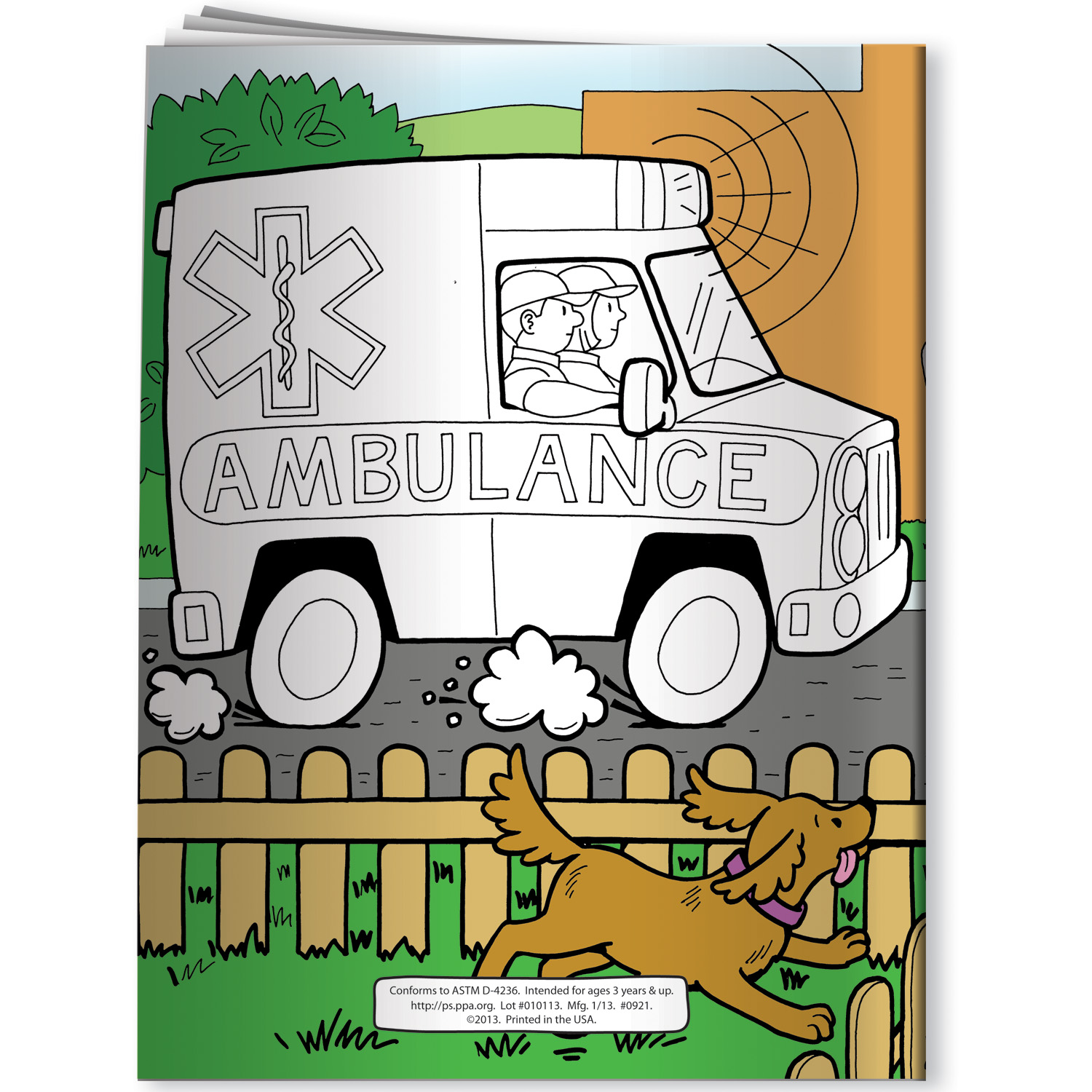 Coloring Book - Learn About EMTs and Emergencies 3