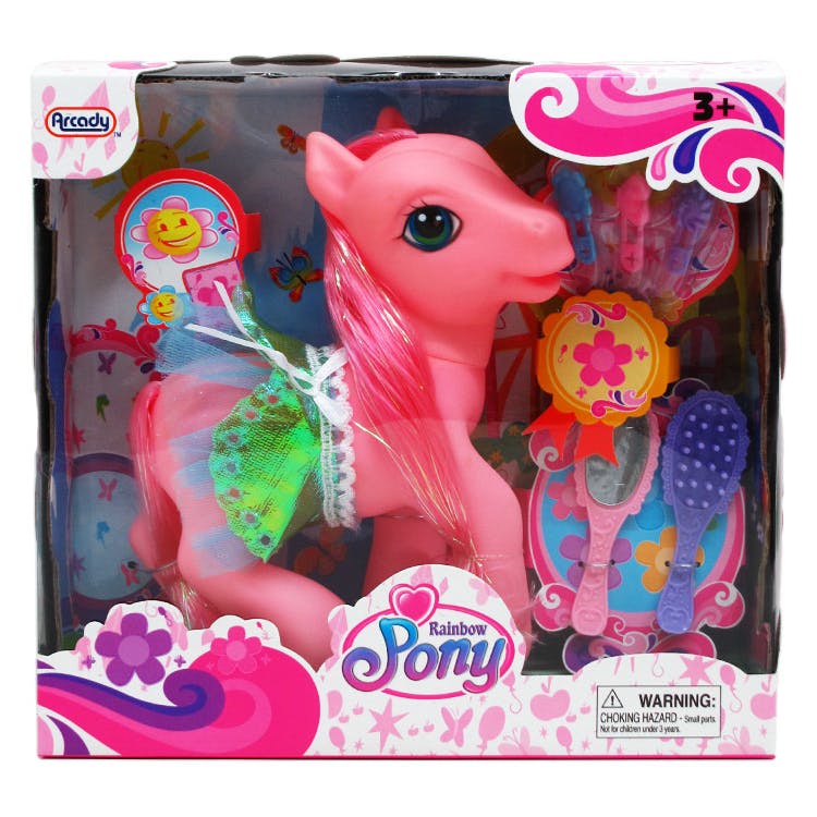 Rainbow Ponies 8.25" 2