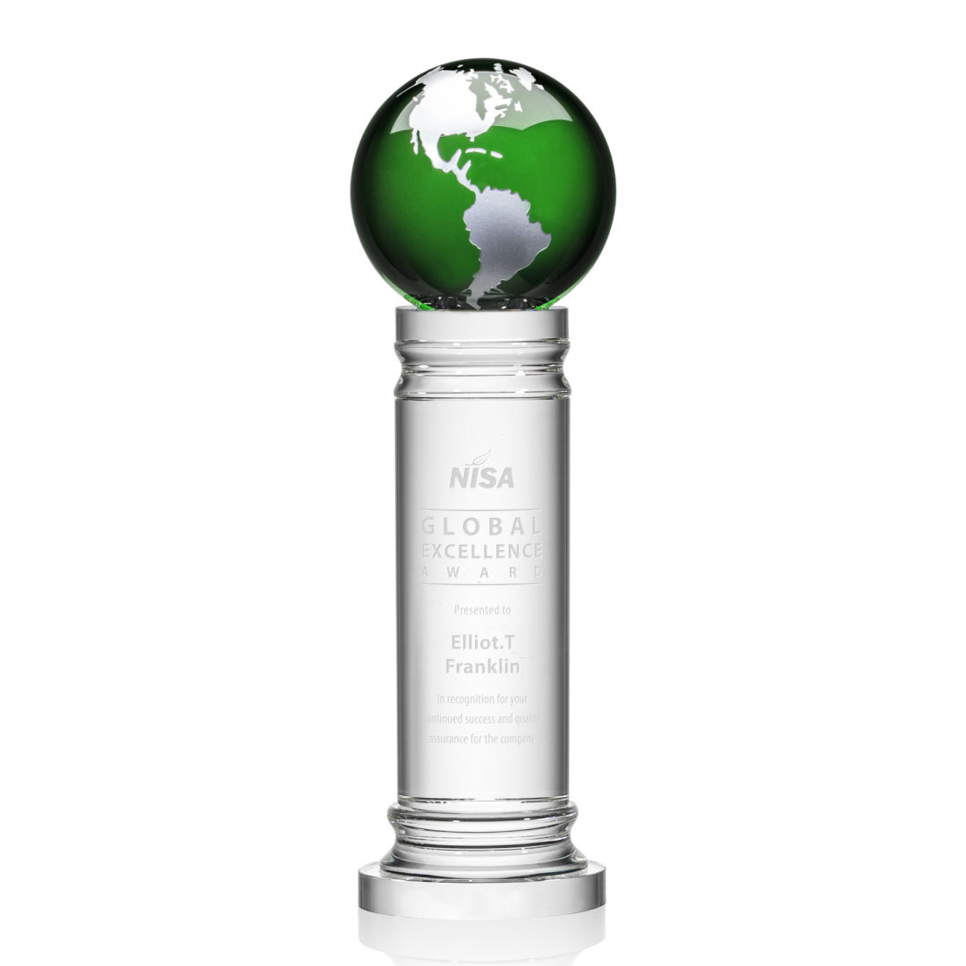 Colverstone Globe Award - Green/Silver 4